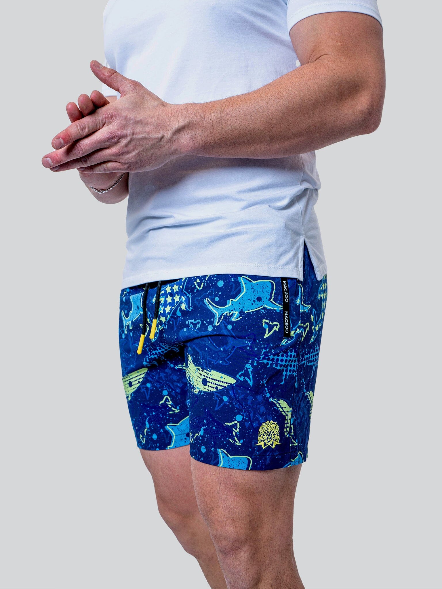 Lion Shark Blue Swim Shorts