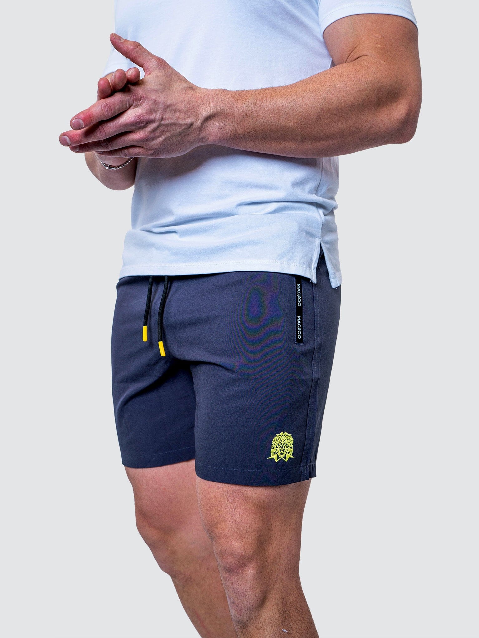 Perm Lion Solid Grey Swim Trunks