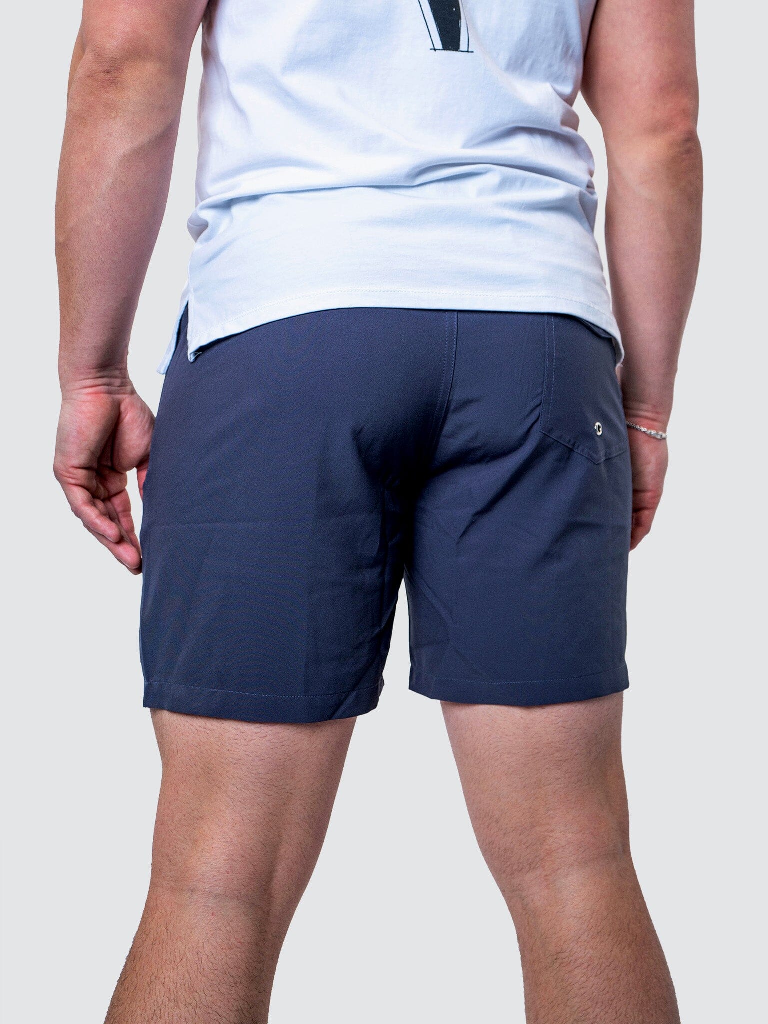 Perm Lion Solid Grey Swim Trunks