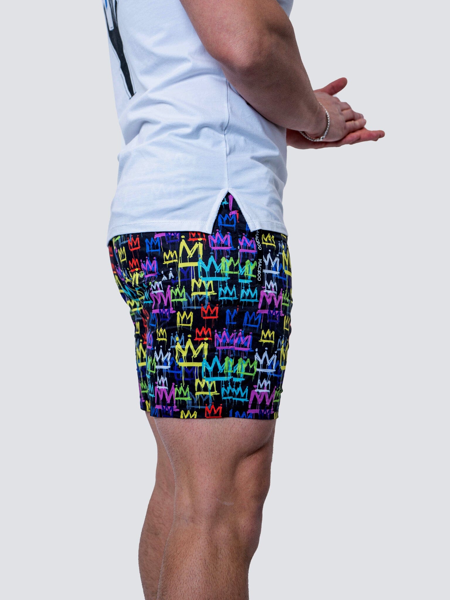 Lion Spray Crown Swim Trunks