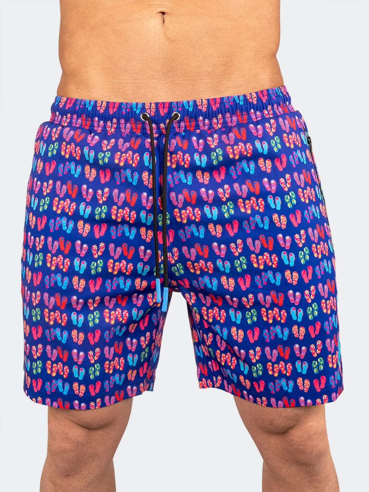 Lion Thong Blue Swim Shorts