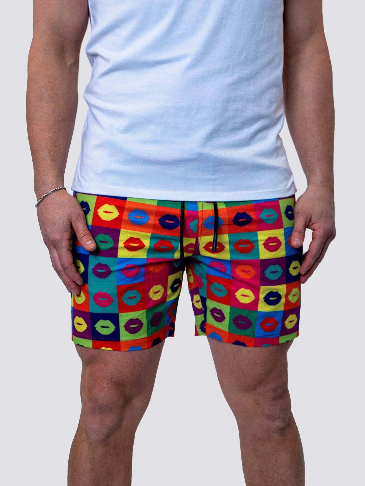 Lion Warhol Multi Swim Trunks