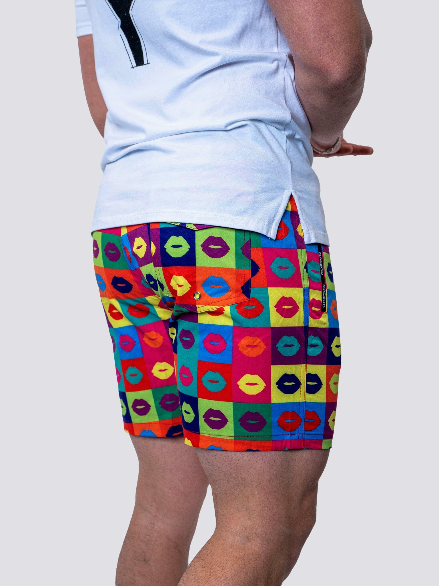 Lion Warhol Multi Swim Trunks