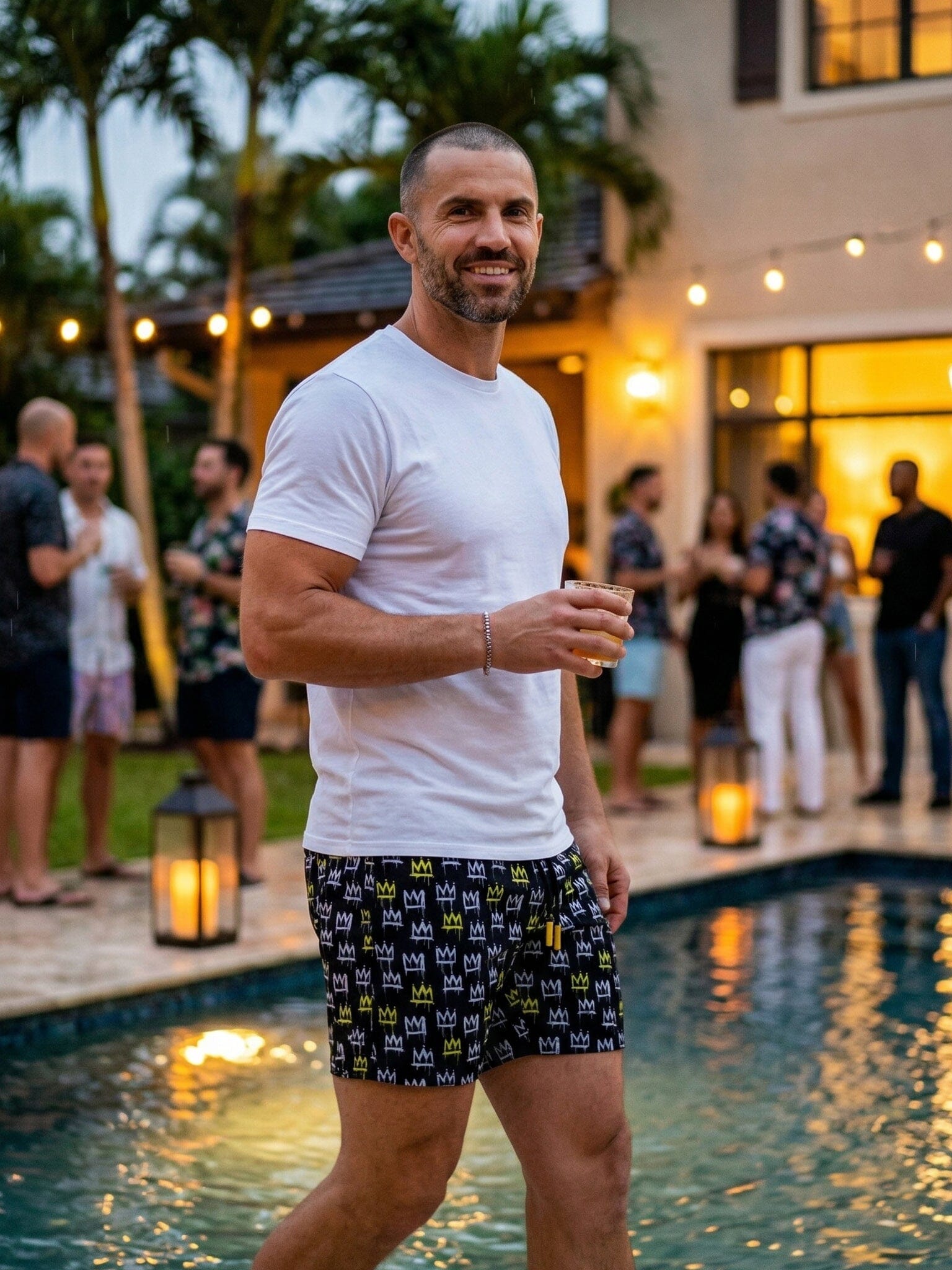 Lion King Black Swim Trunks