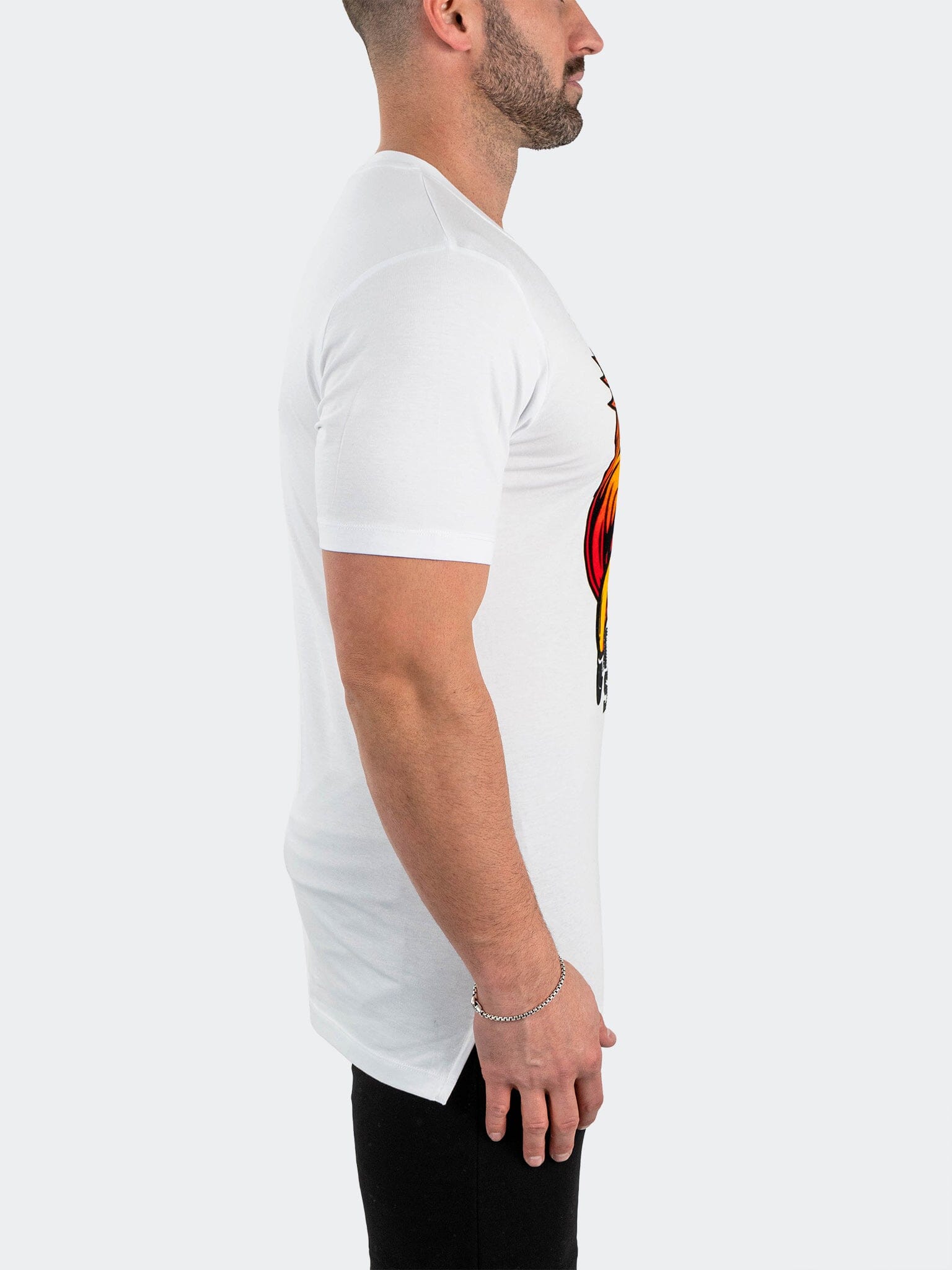 Tee BoxingLion Orange White