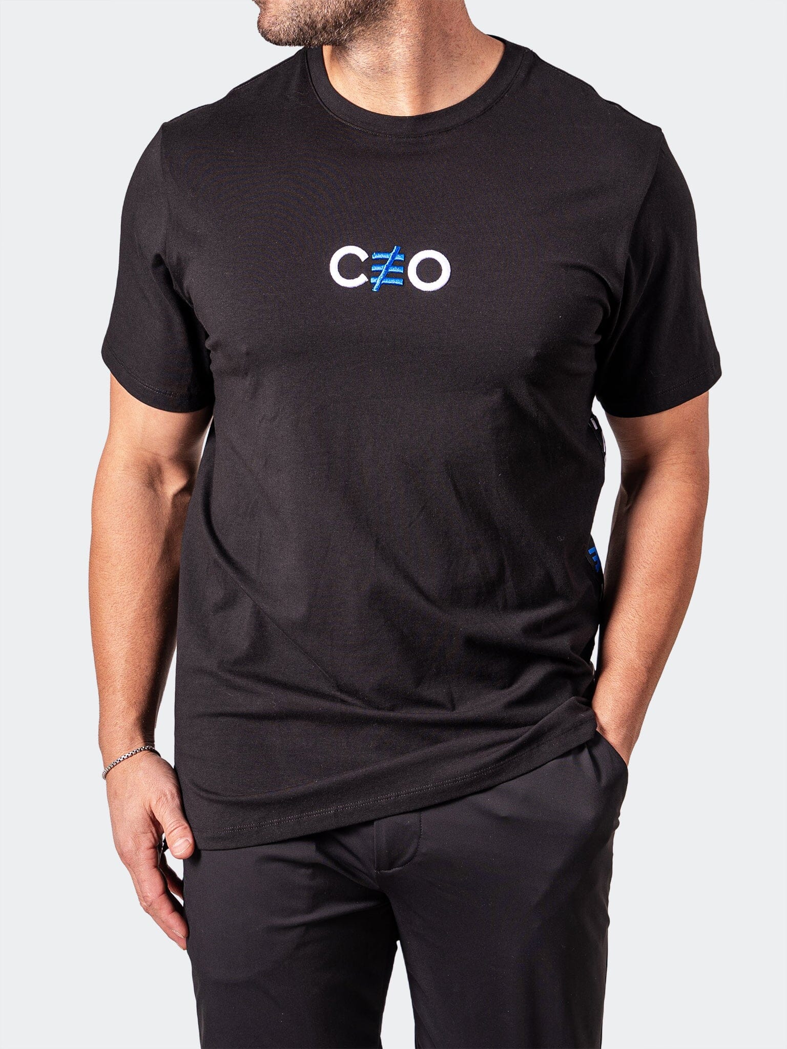 CEO Blue Black Graphic Tee
