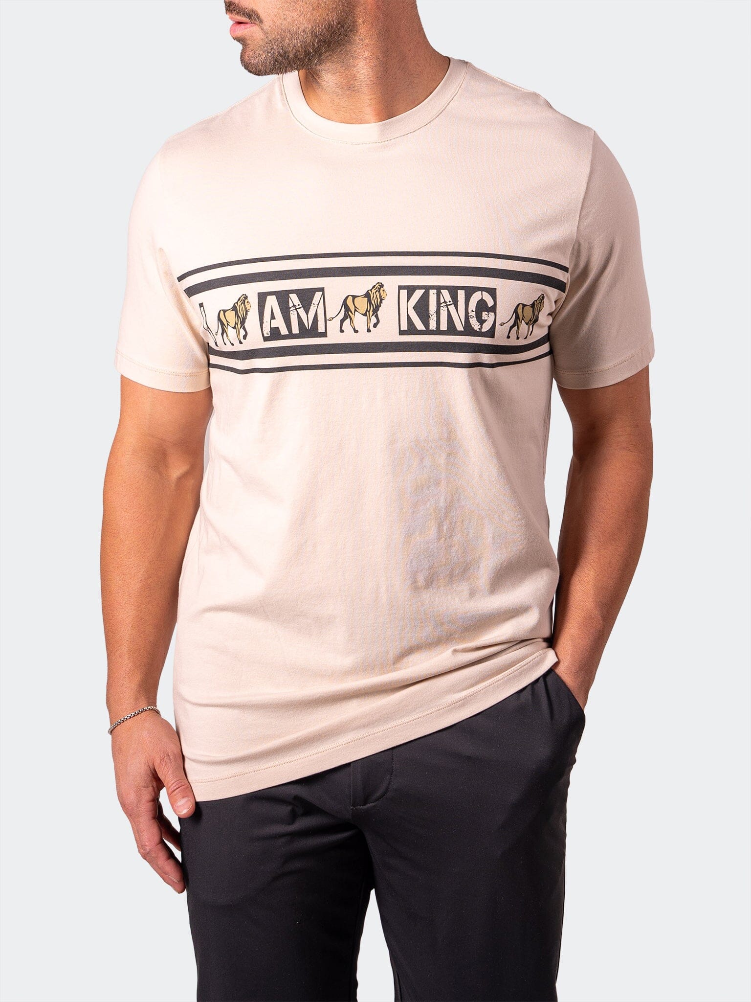 I Am King Brown Tee