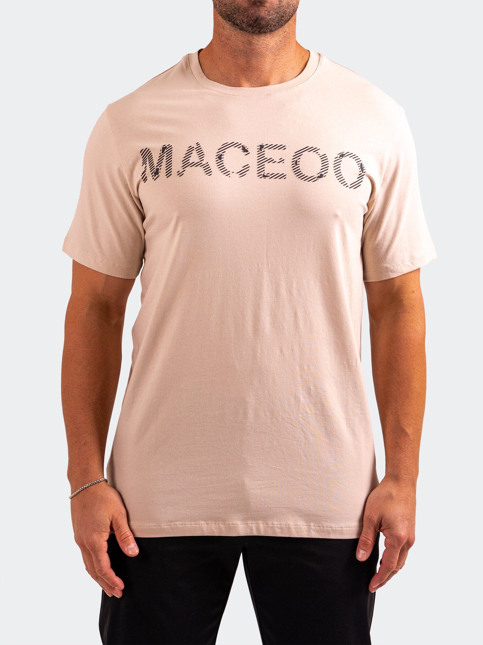 Logo Sand Brown Graphic Tee