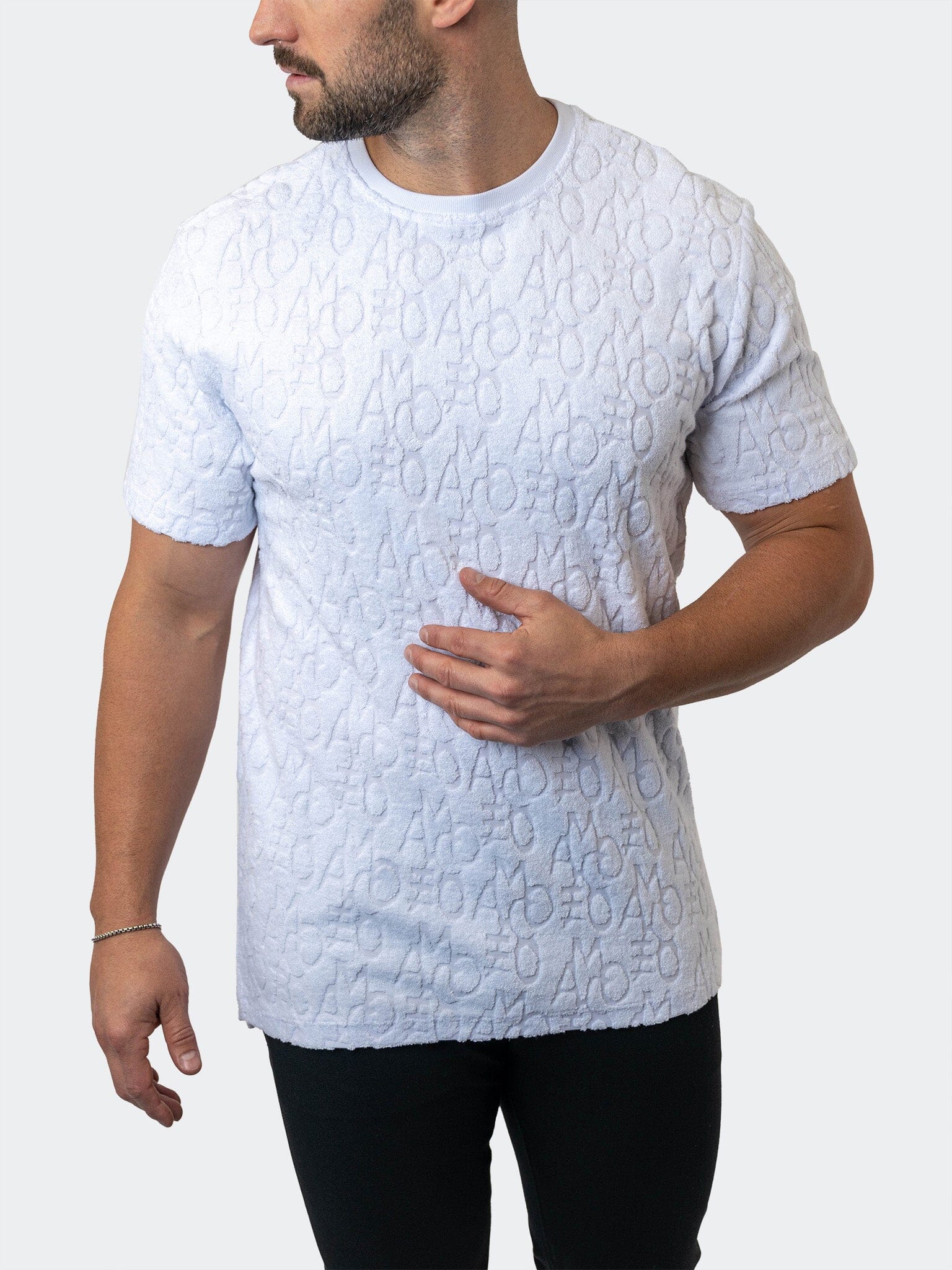 Tee Monogram White