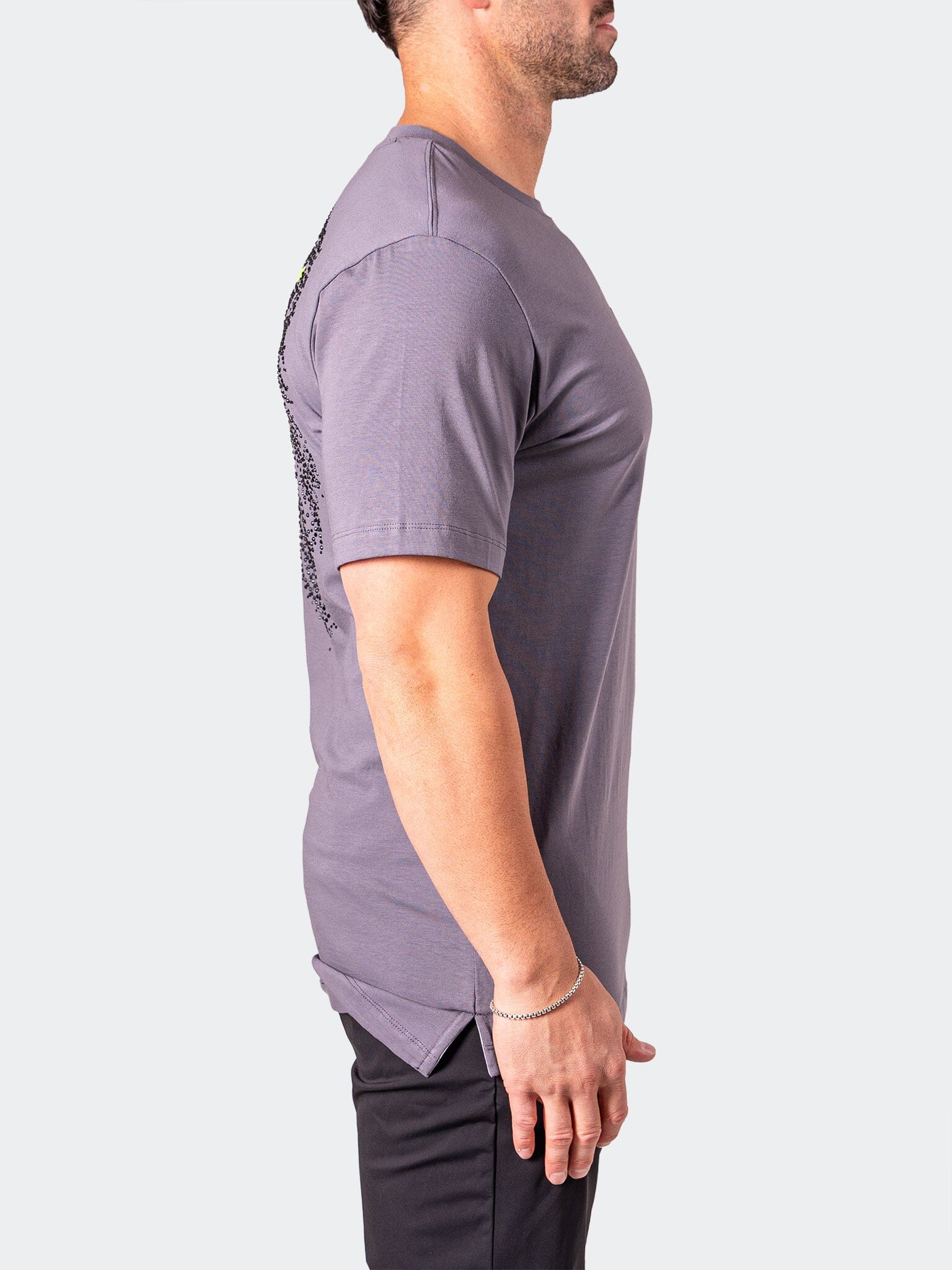 Neon Asad Grey Logo Tee