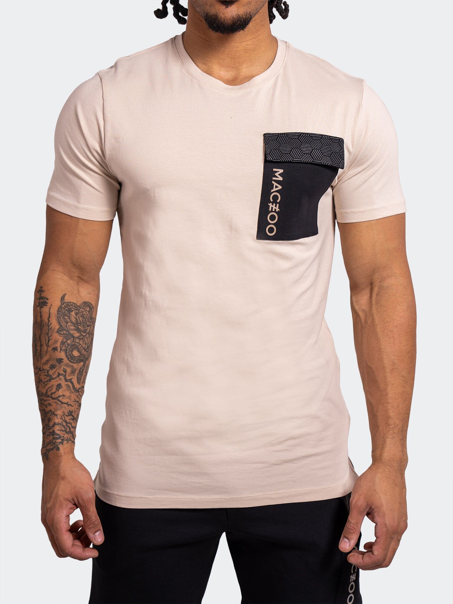 Tee Pocket65 Brown