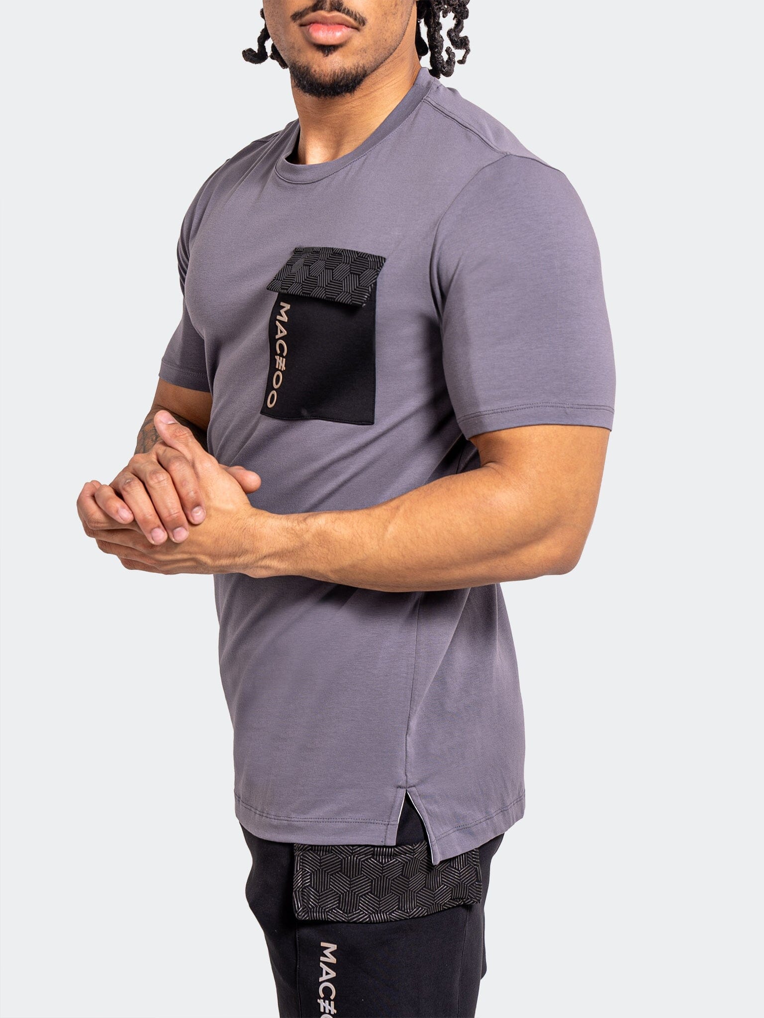 Tee Pocket65D Grey