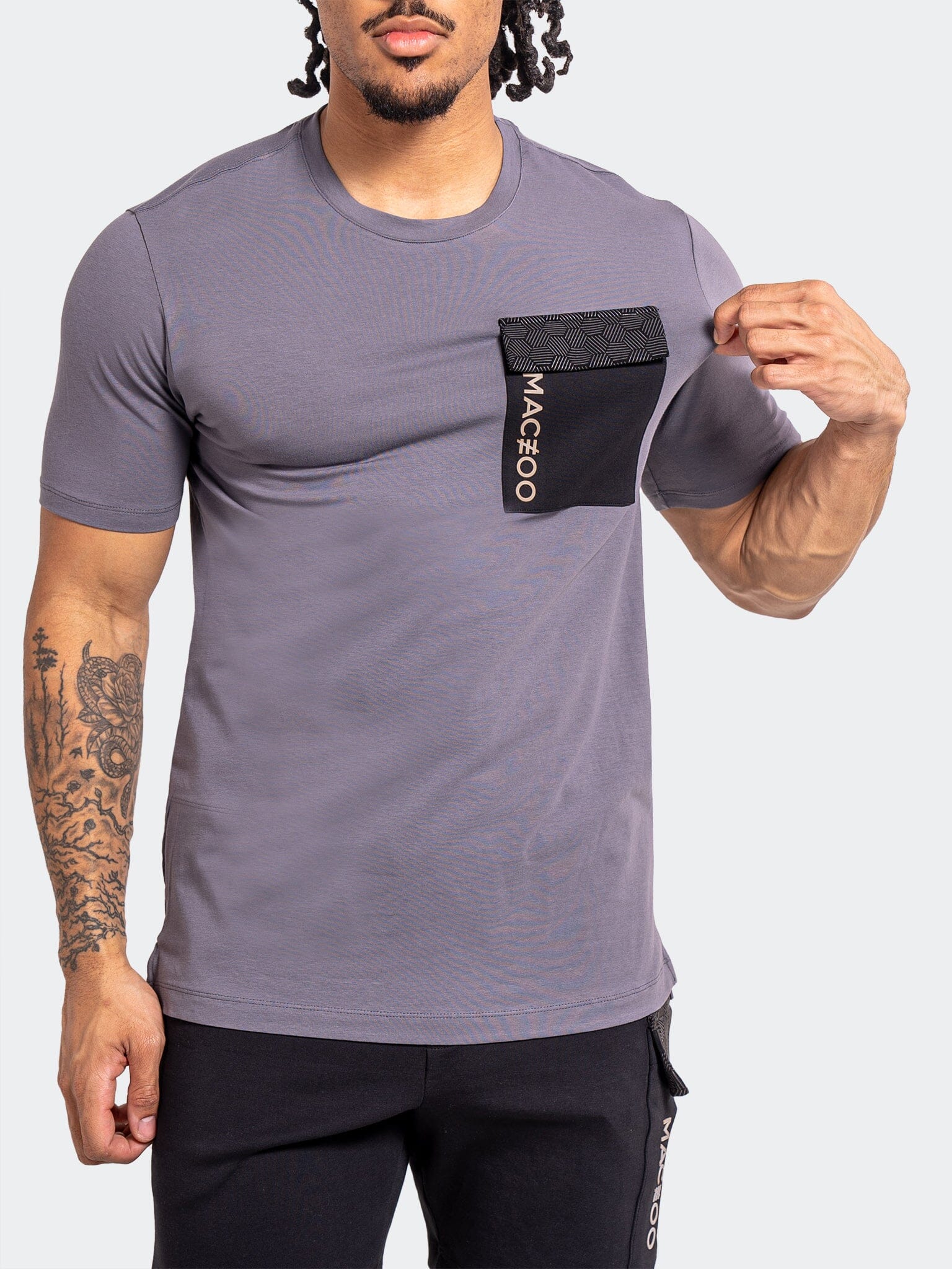 Tee Pocket65D Grey