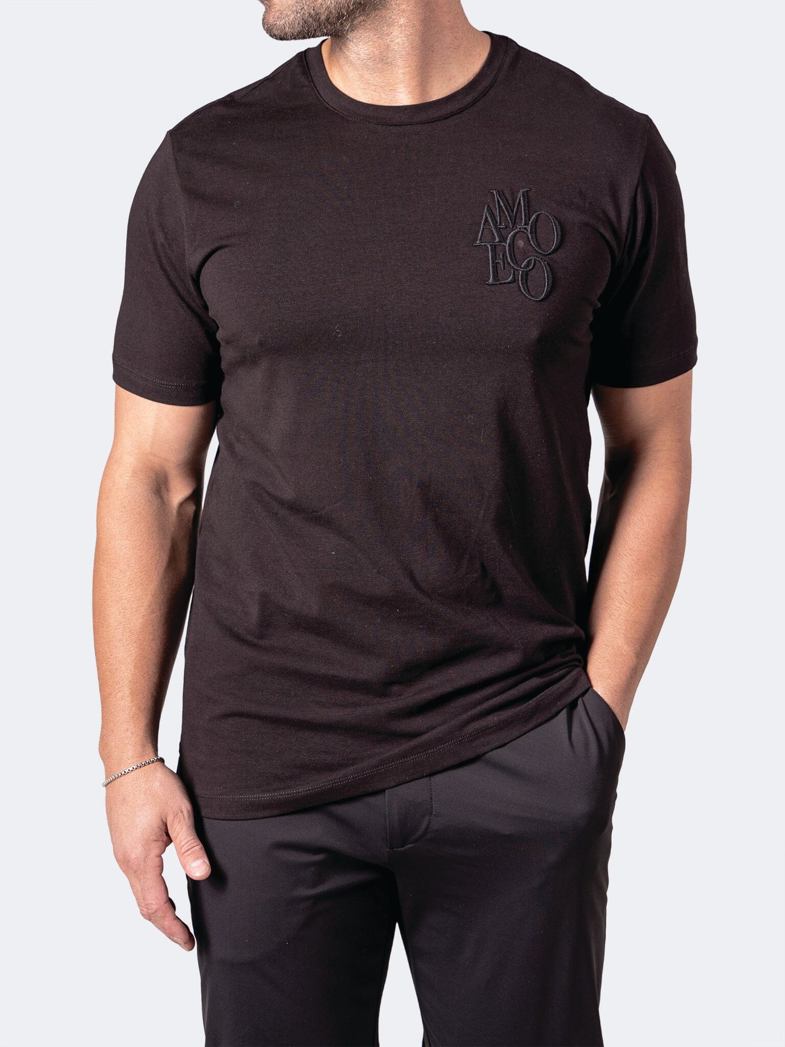 Resistance Embossed Black Tee