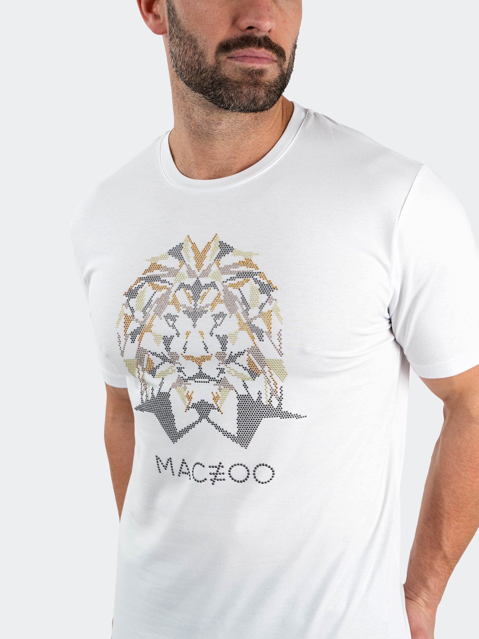 Stoned Lion White Tee