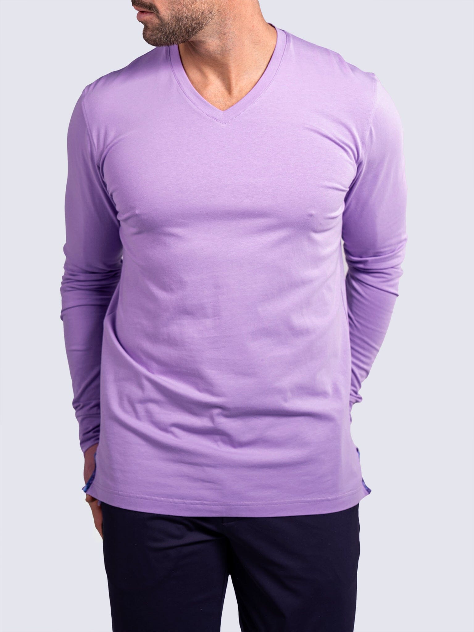 Edison Ascension Lavender V-Neck