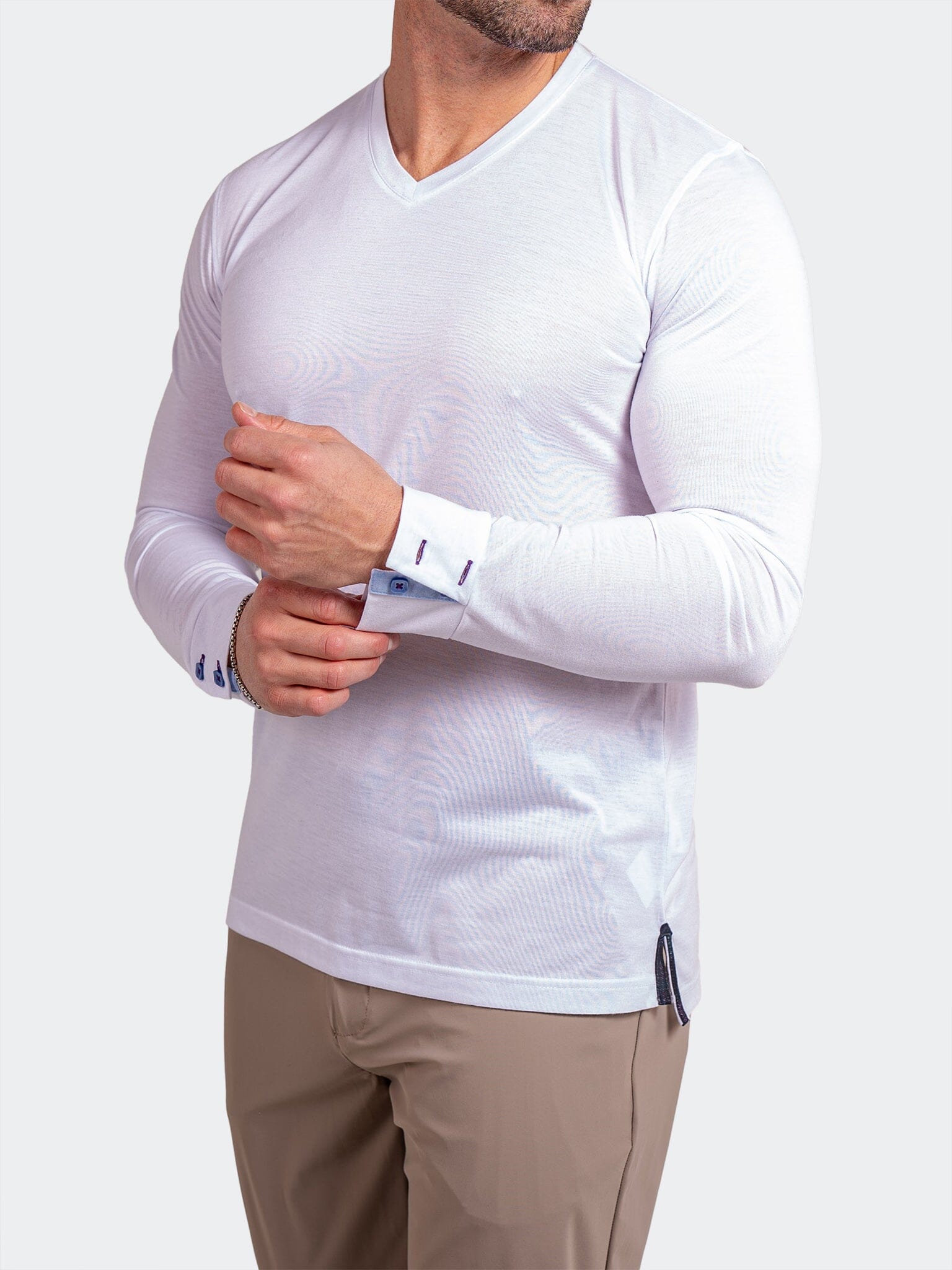 V-Neck Edison Ascension0010 White