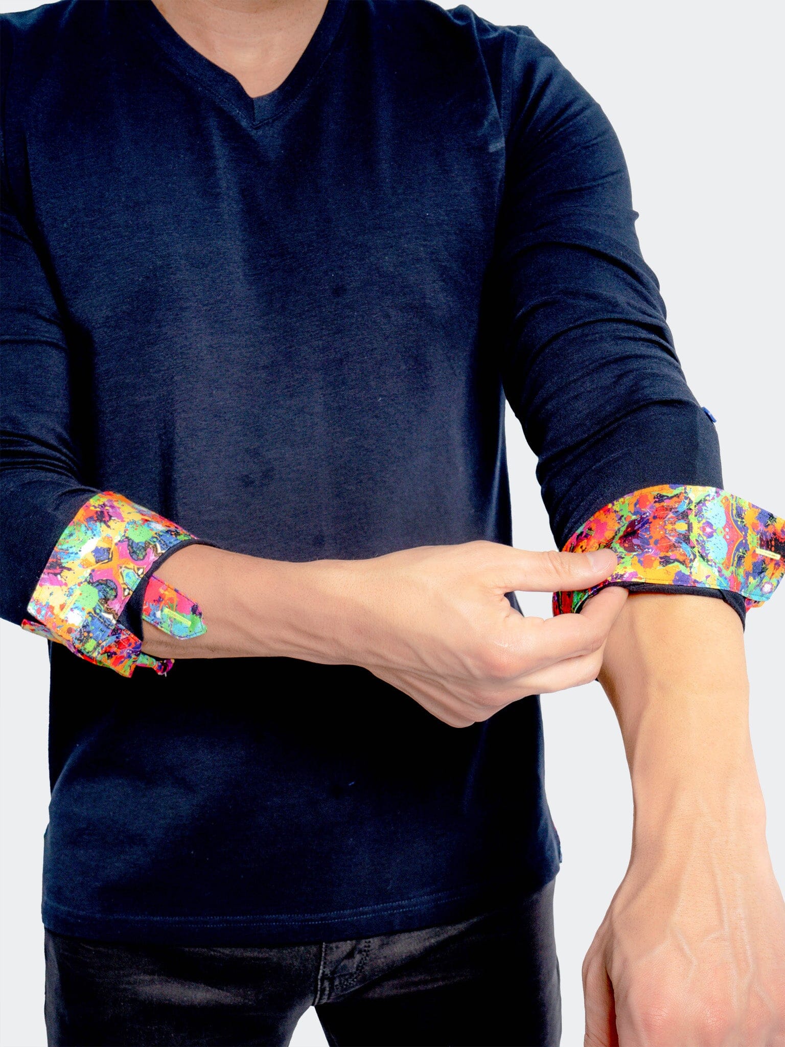 V-Neck Edison DogCuff Blue