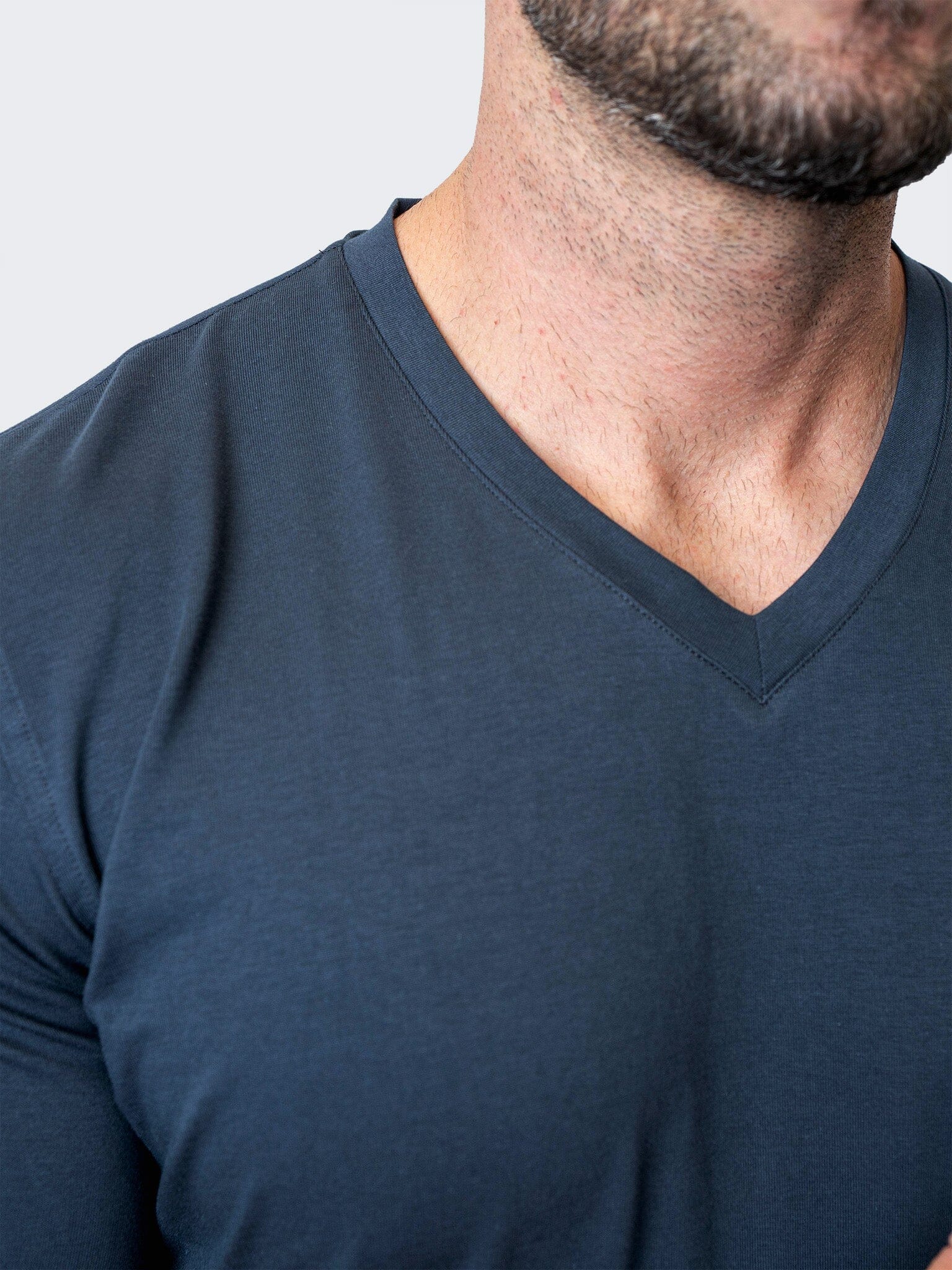Edison NeonCuff Blue V-Neck