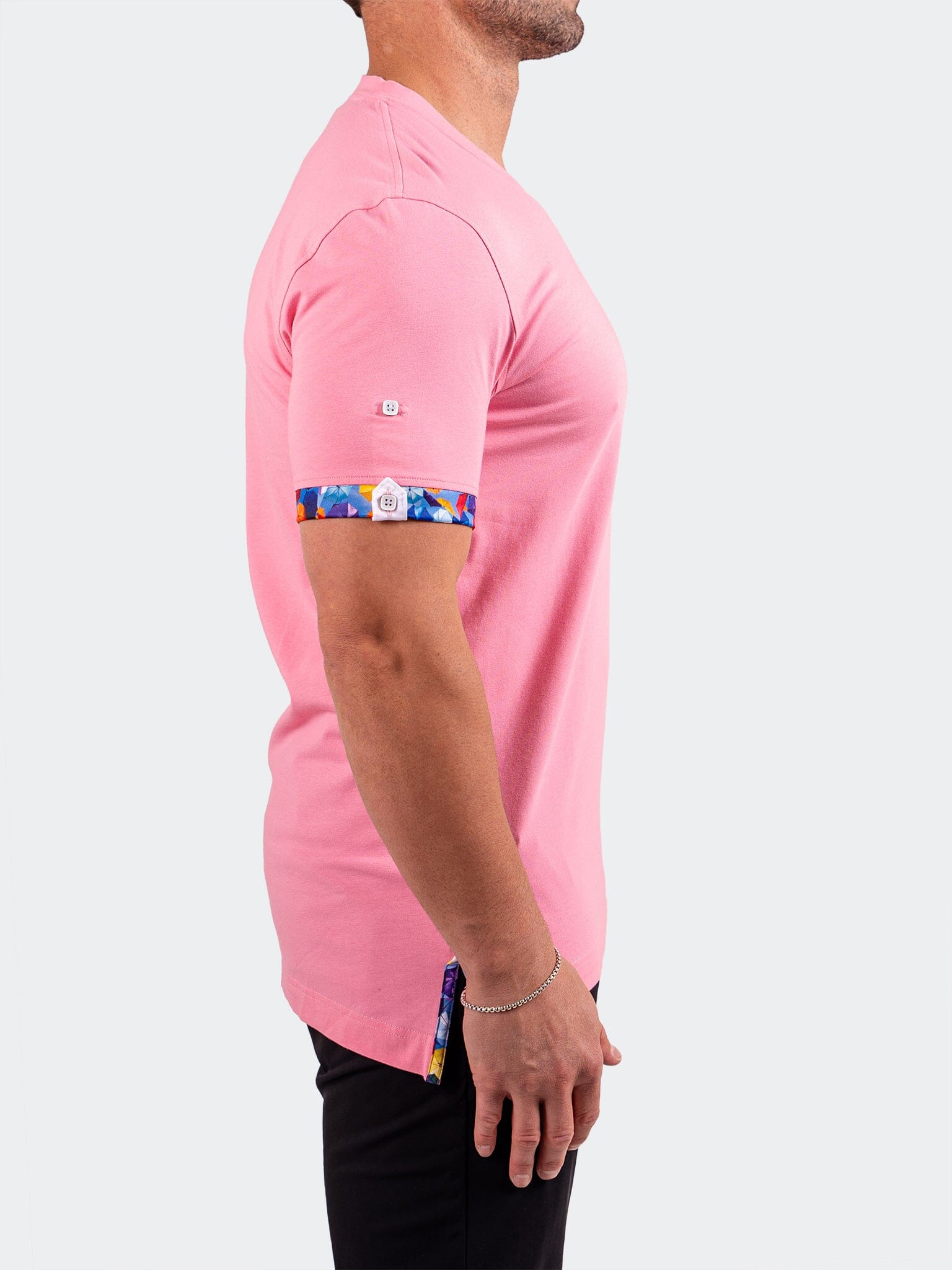 Vivaldi Light Pink V-Neck Tee
