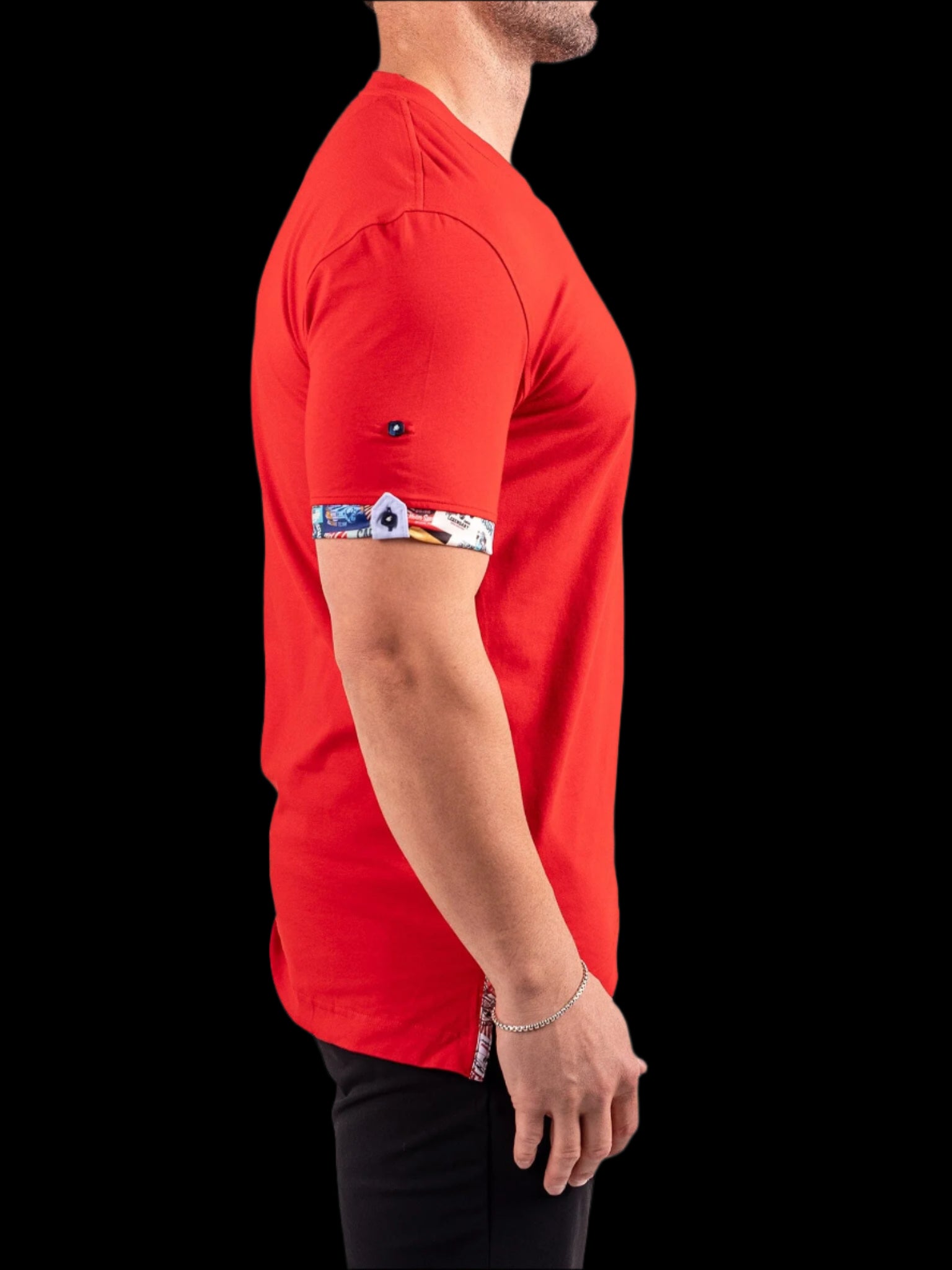 Vivaldi Scarlet Red V-Neck Tee