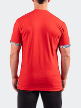 V-Neck VivaldiScarlet Red View-5