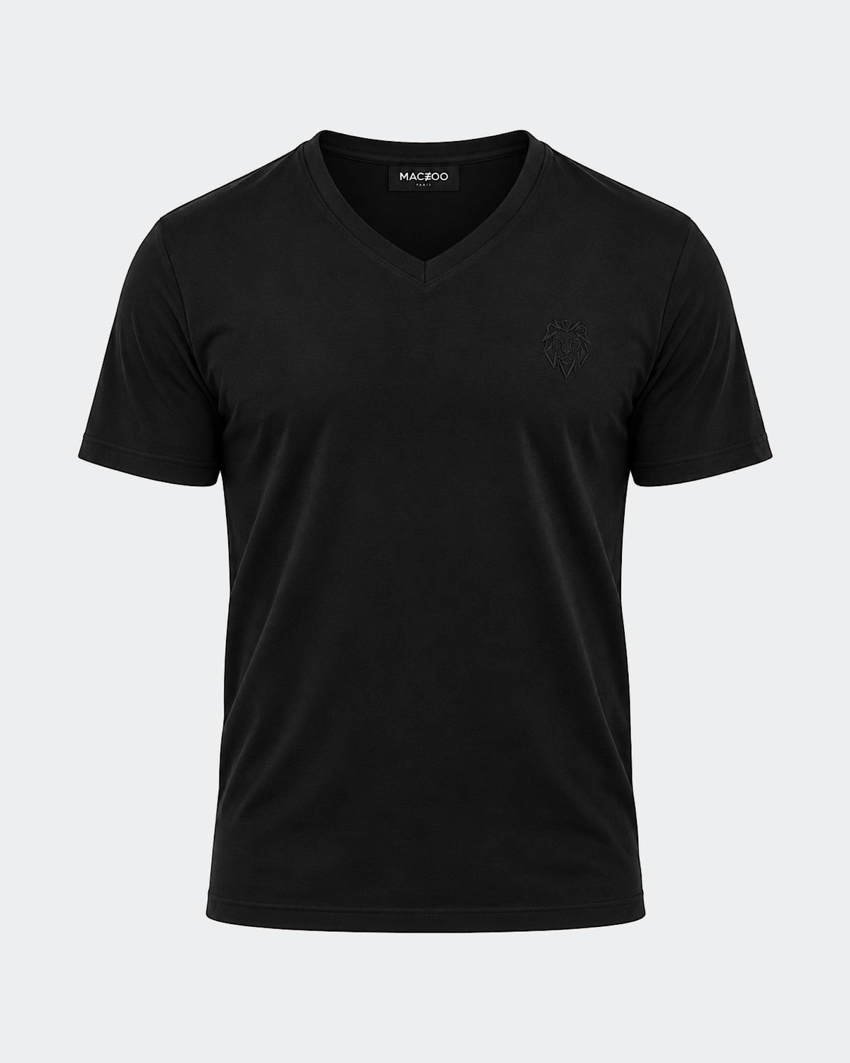 V-Neck SS Short Sleeve Unknown 0008 Black