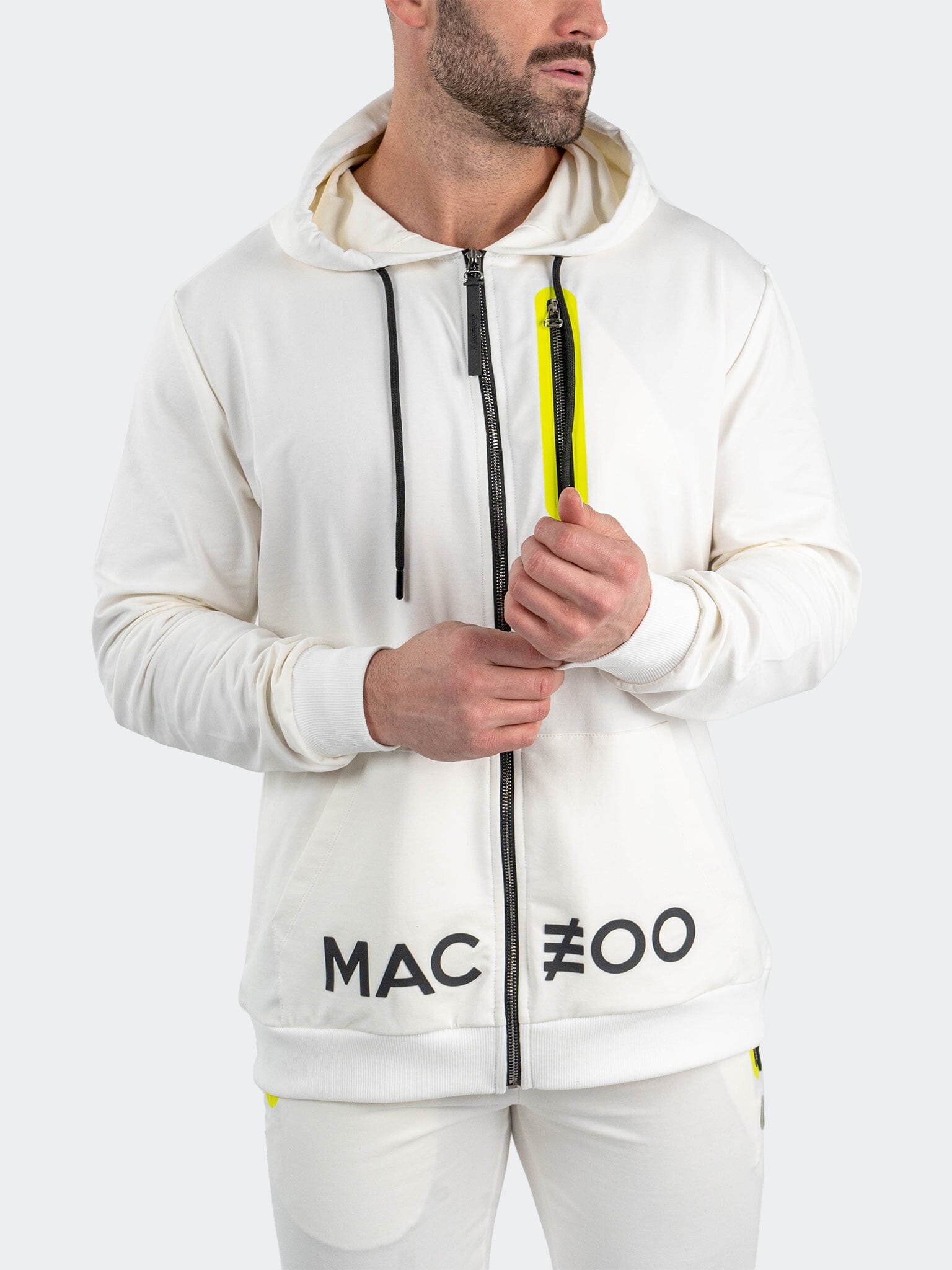 ZipHoodie Frost White