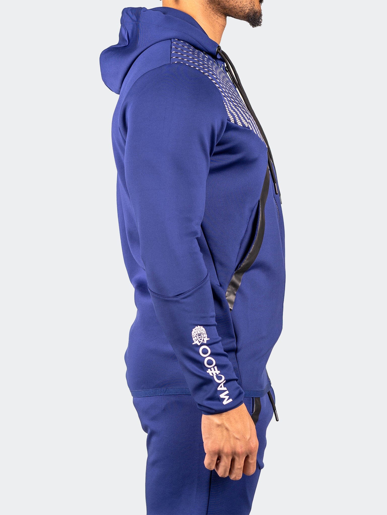 Shield Blue Zip Hoodie