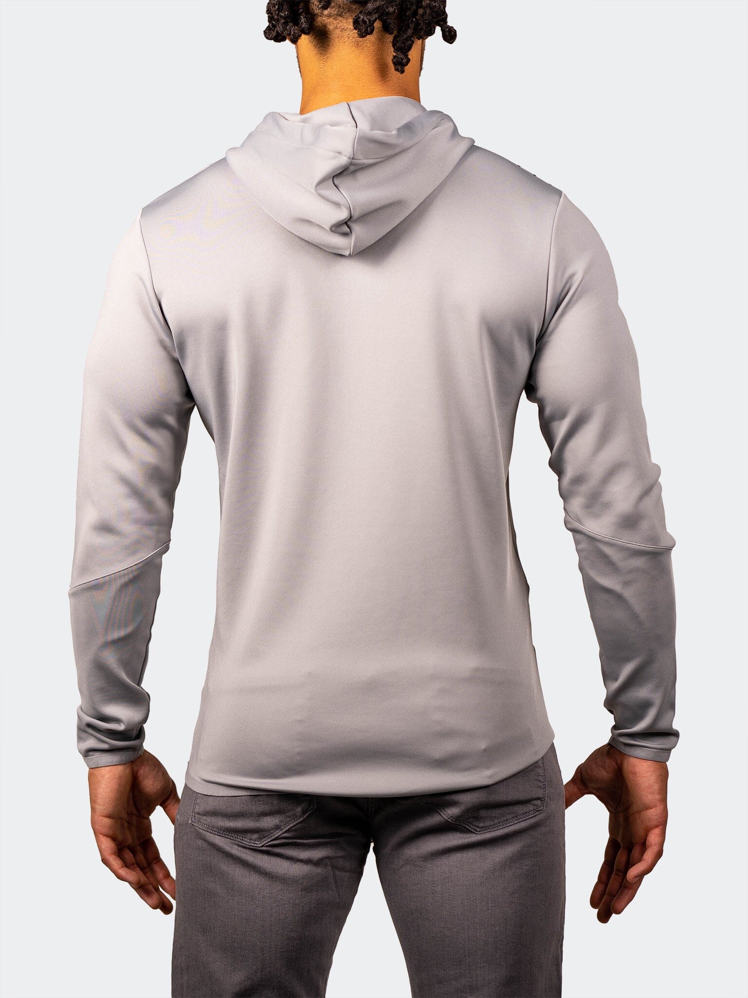 Shield Grey Zip Hoodie