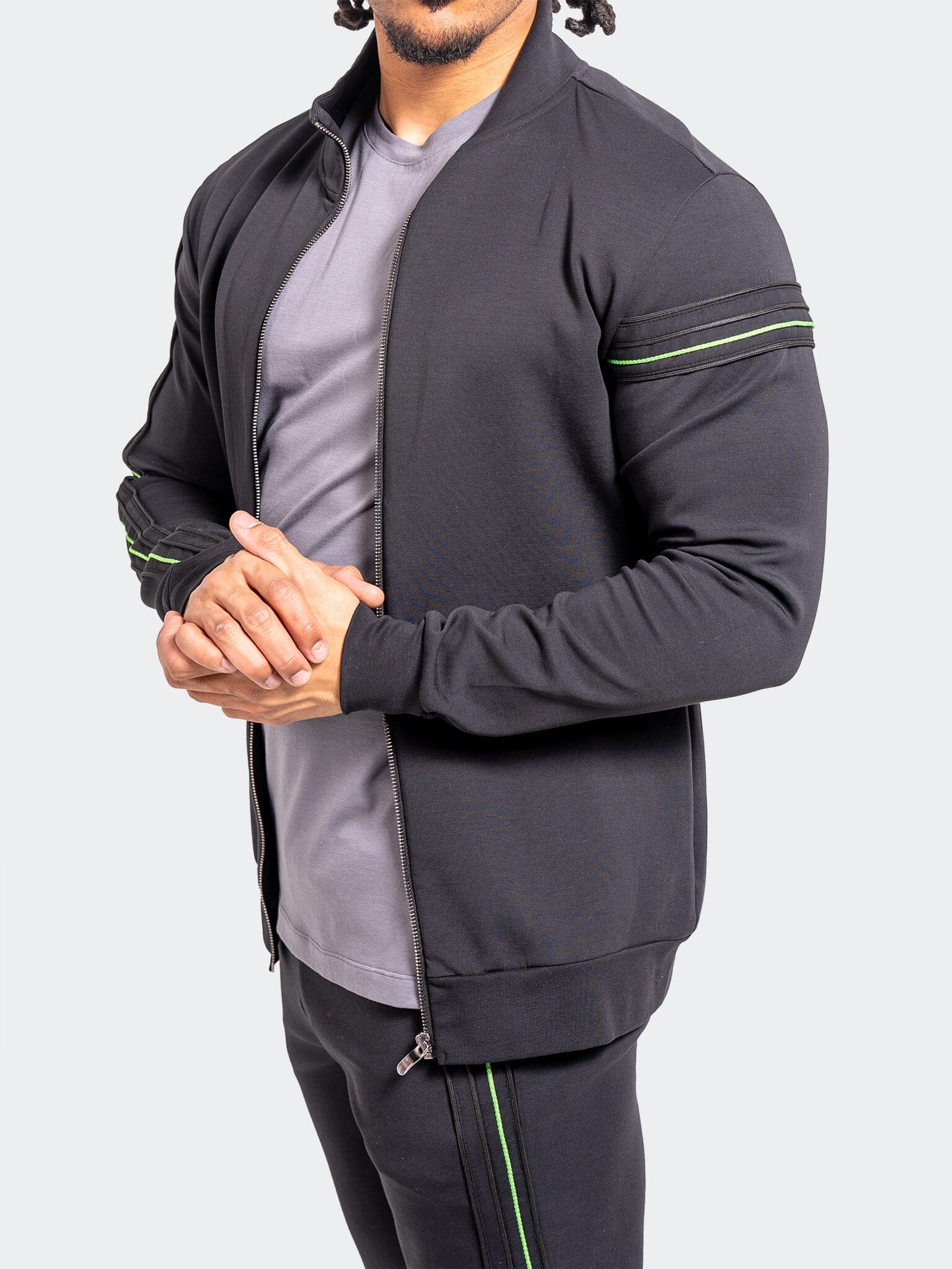 Zipper ResistanceNeon Black