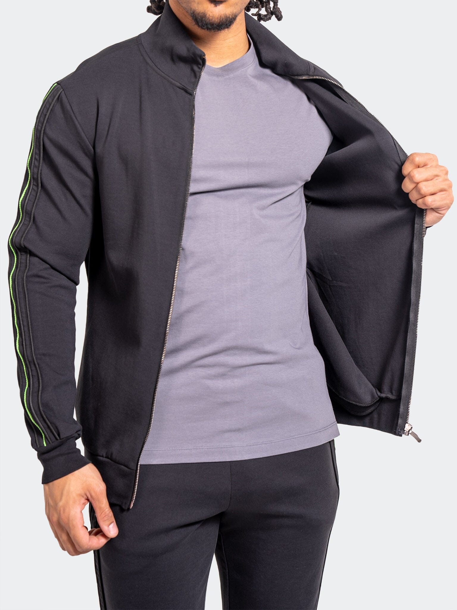 Zipper ResistanceNeon Black