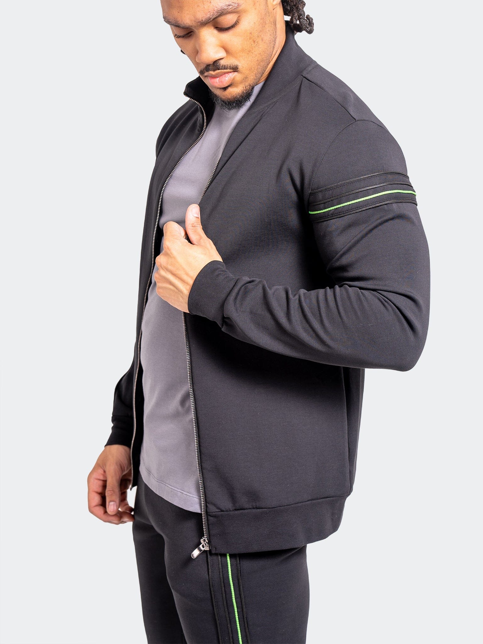 Zipper ResistanceNeon Black