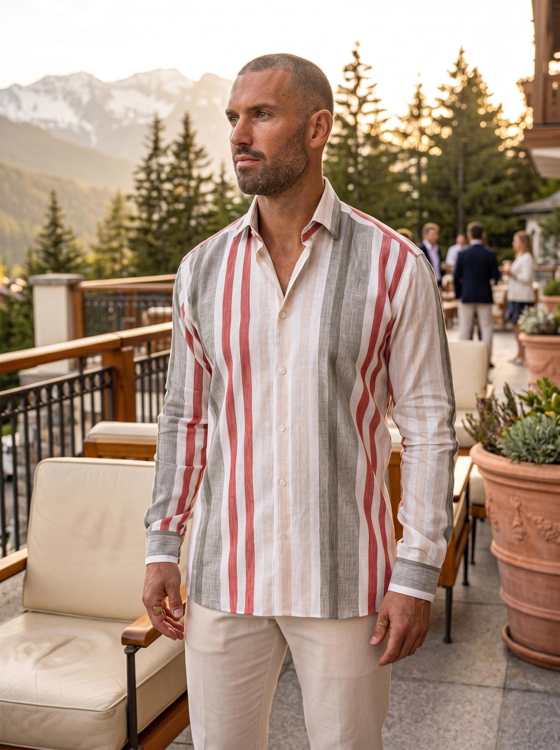 Fibonacci Marthyr Bold Stripe Shirt