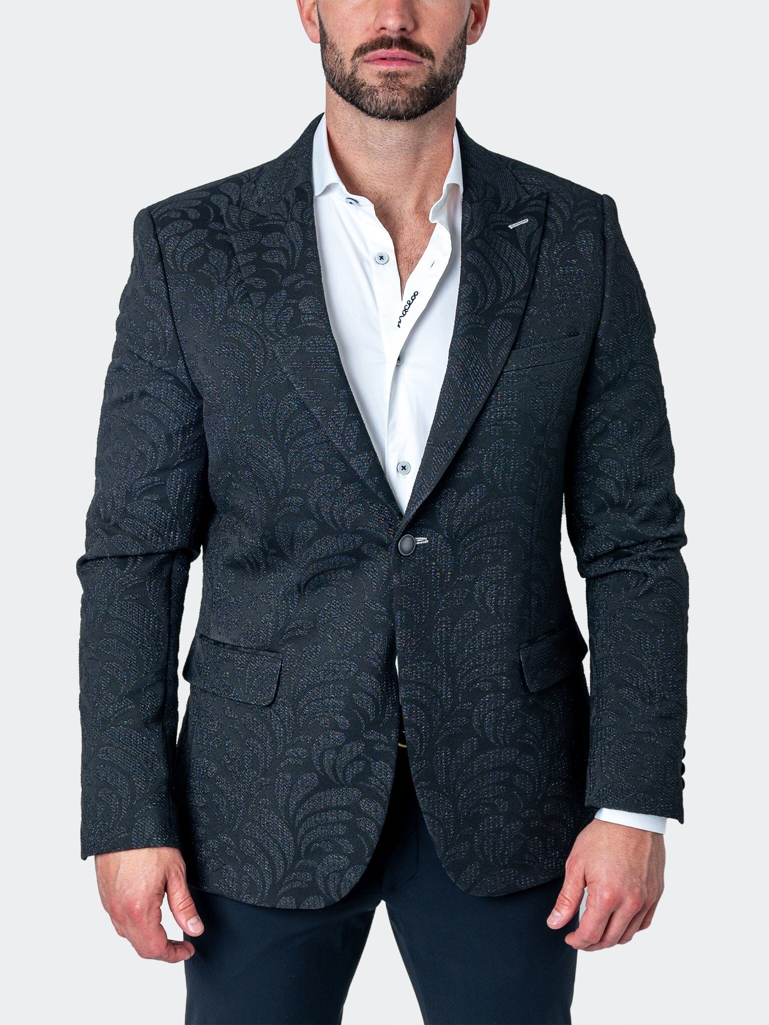 Peak Ceremonial Black Blazer