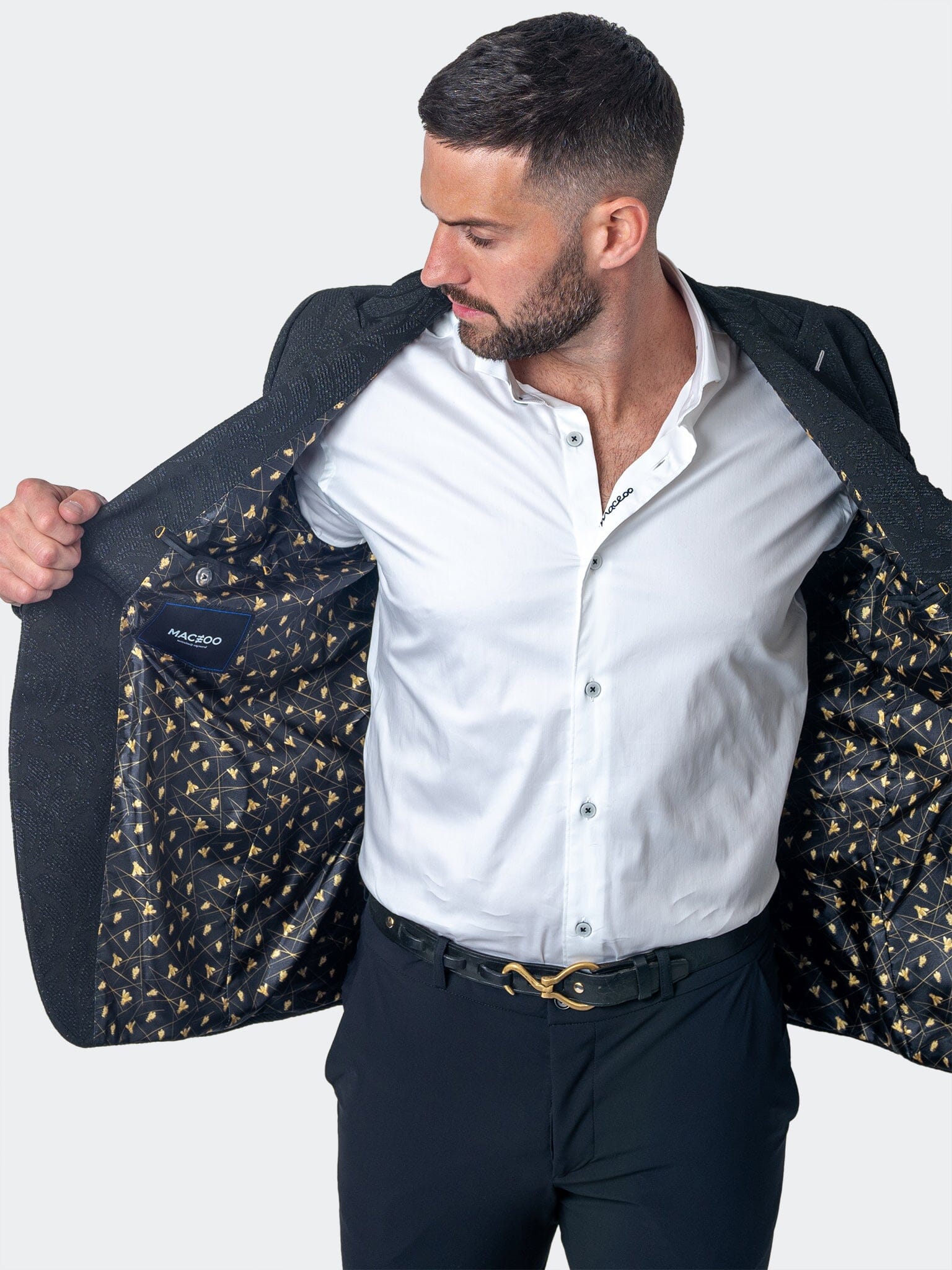 Peak Ceremonial Black Blazer
