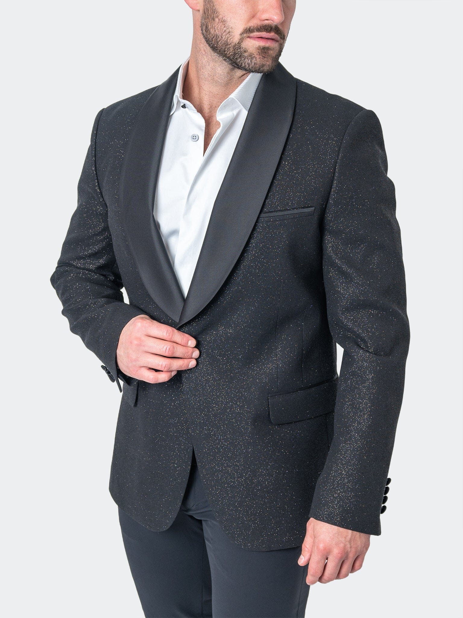 Shawl Ceremonial Black Blazer