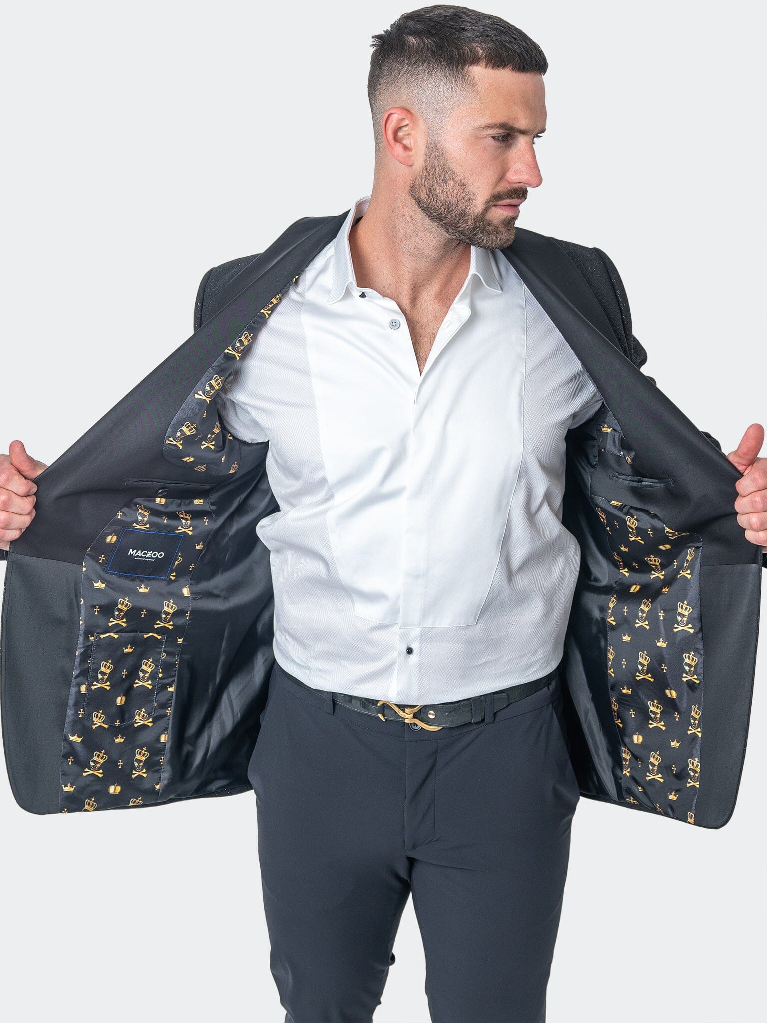 Shawl Ceremonial Black Blazer