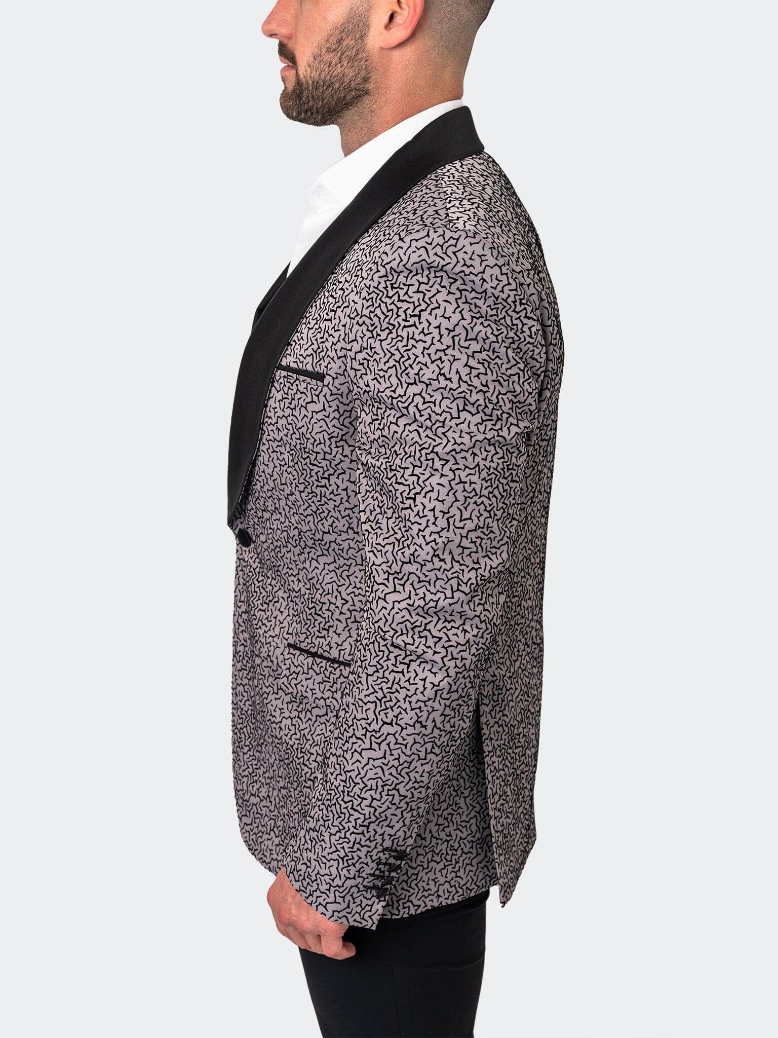 Shawl CeremonialGrey Blazer