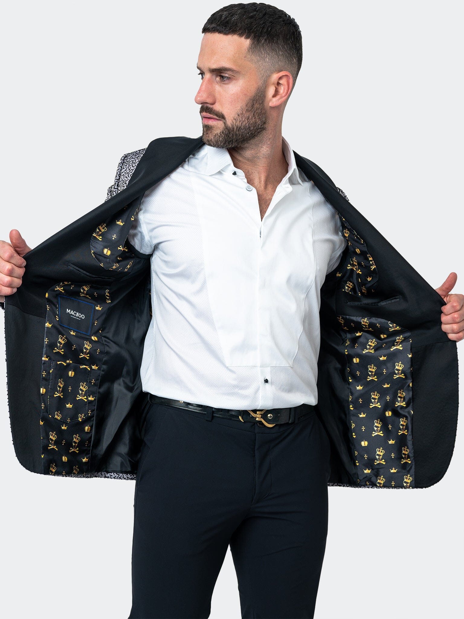 Shawl CeremonialGrey Blazer