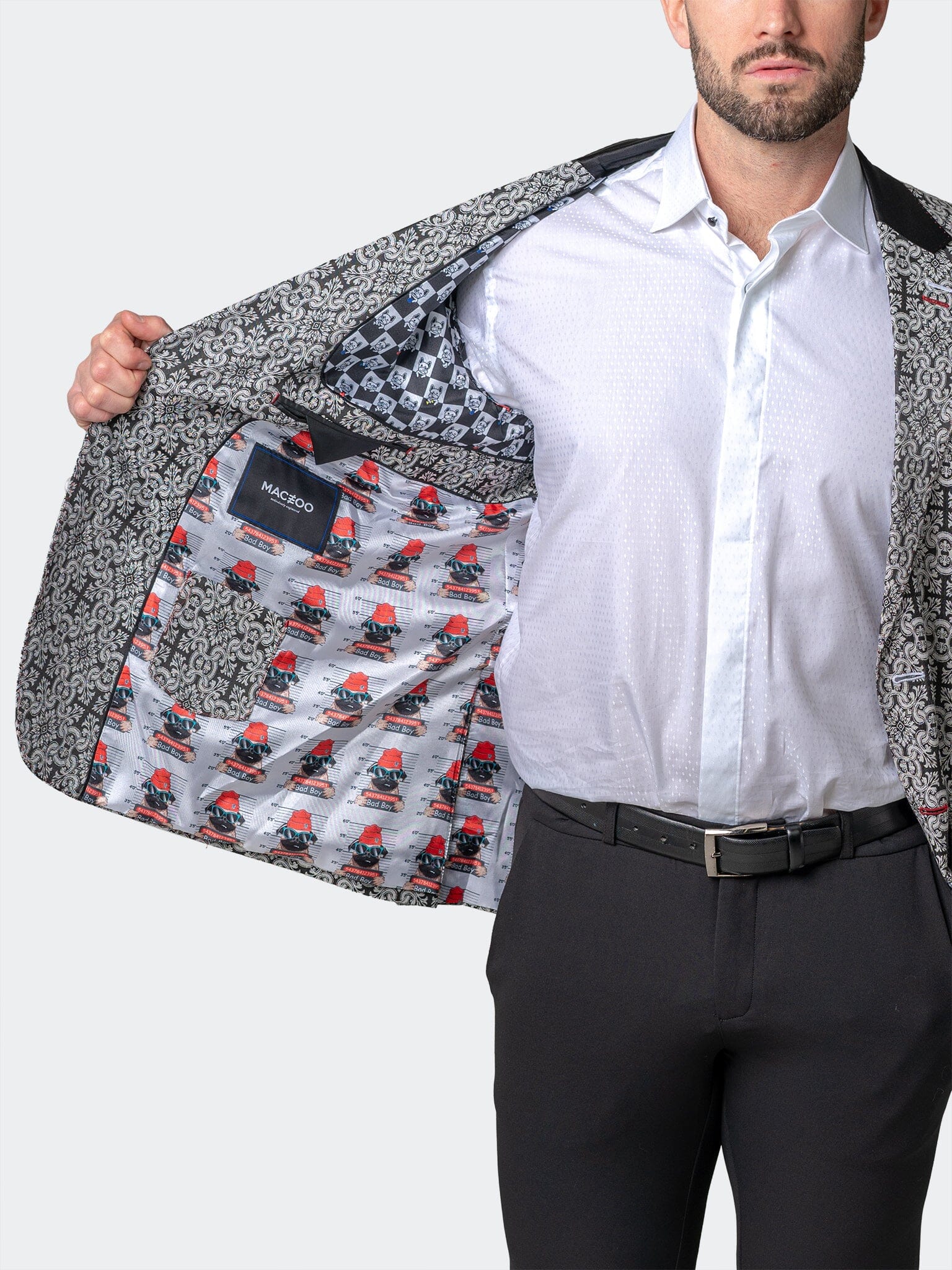 Socrate Evo Luca White Blazer
