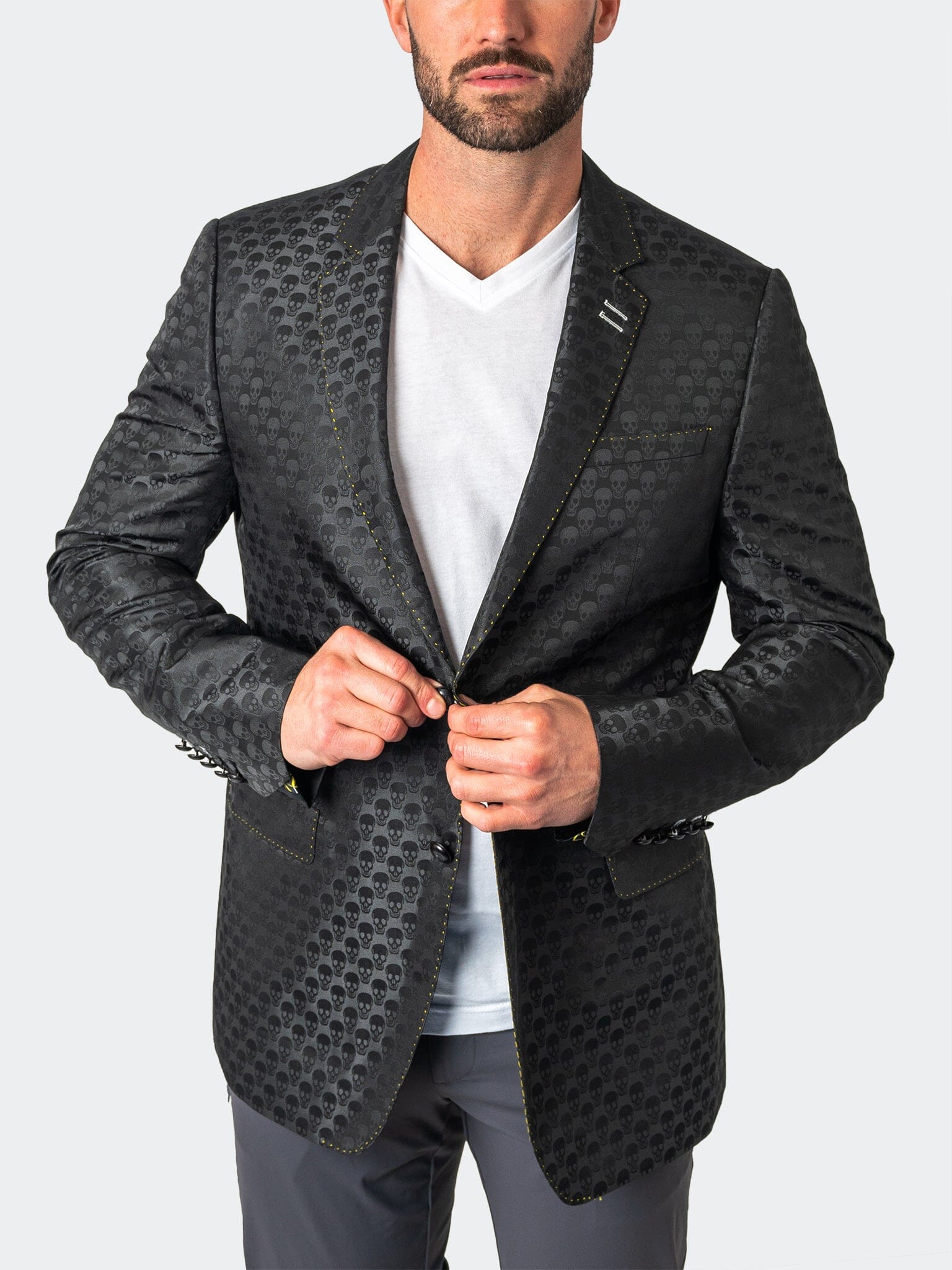 Perm Blazer Socrate SkullBlack Black