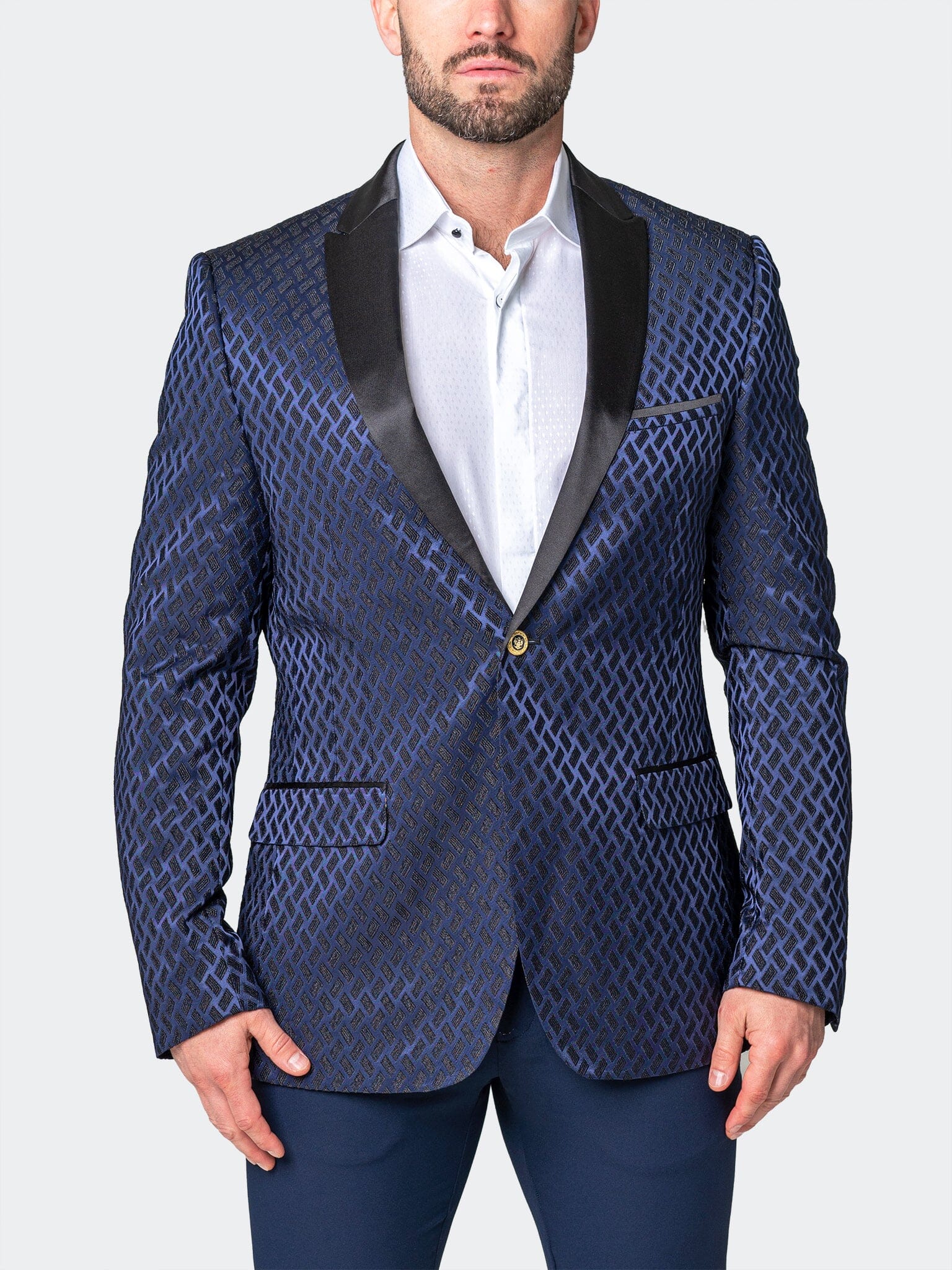 Tesla Scotch Blue Blazer
