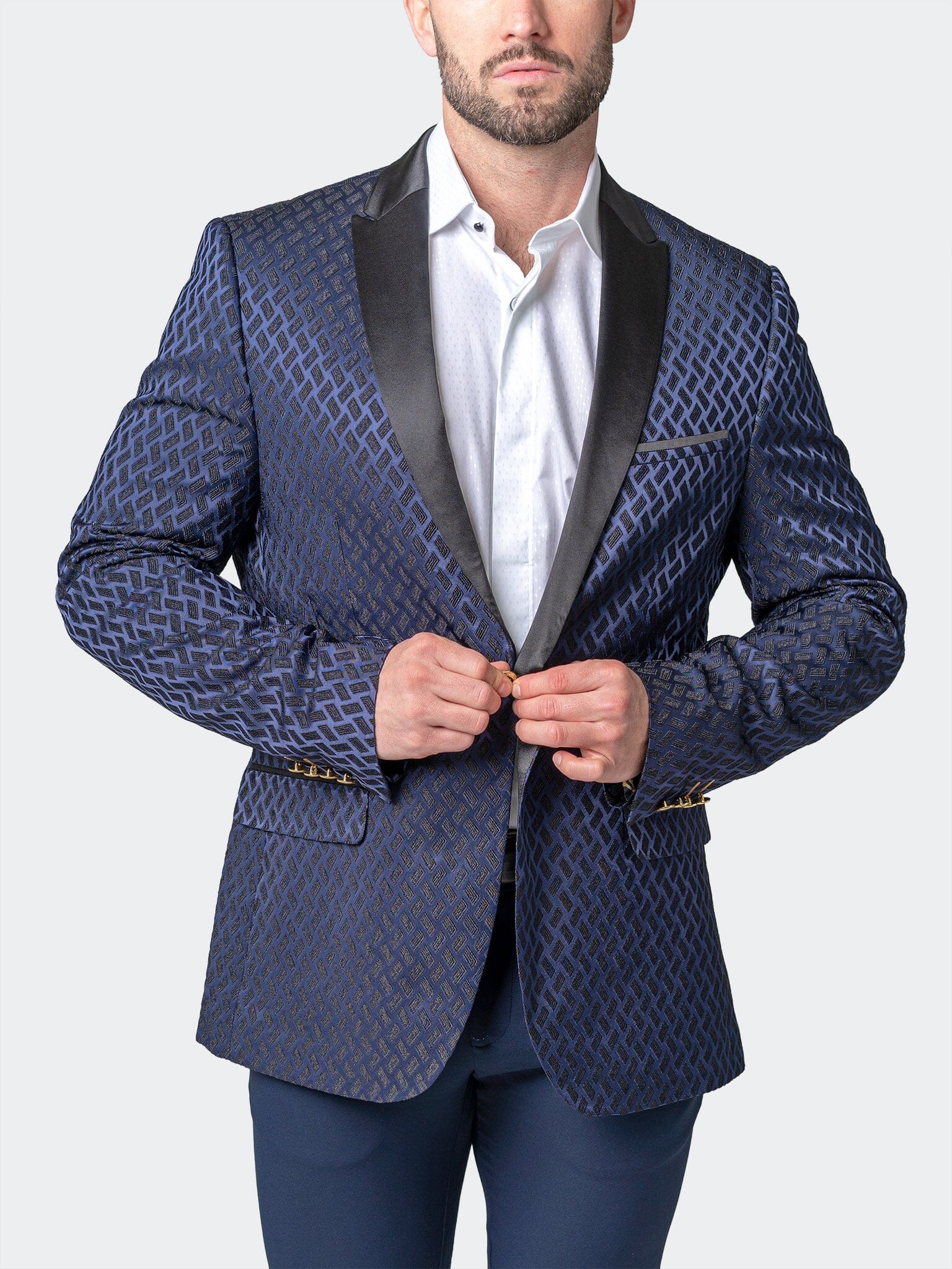 Tesla Scotch Blue Blazer