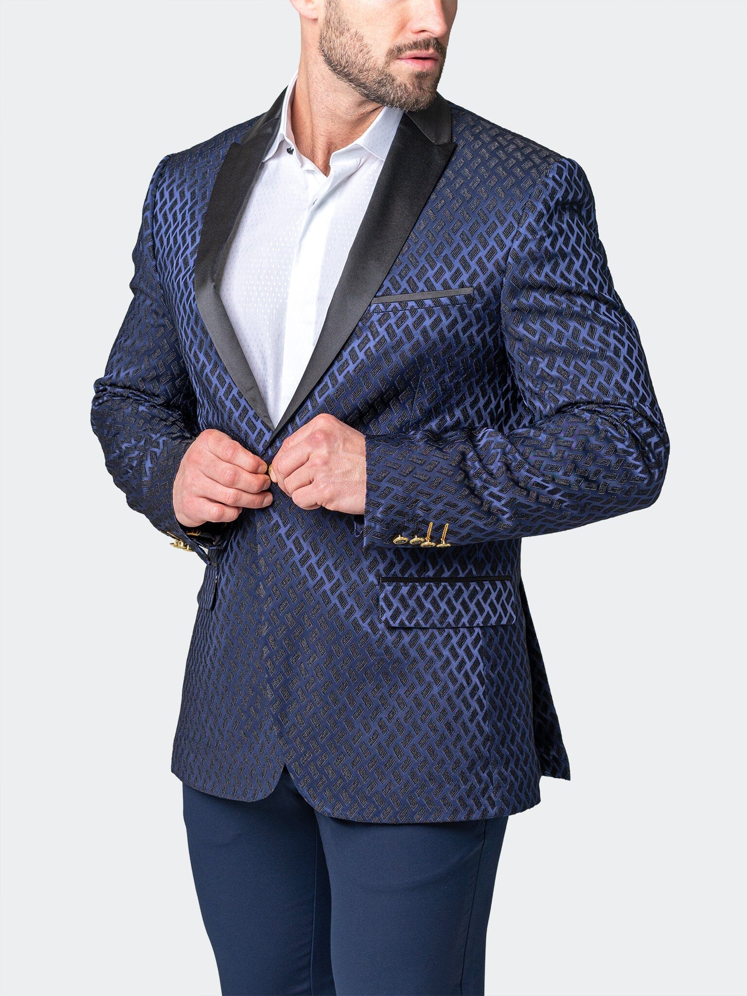 Tesla Scotch Blue Blazer