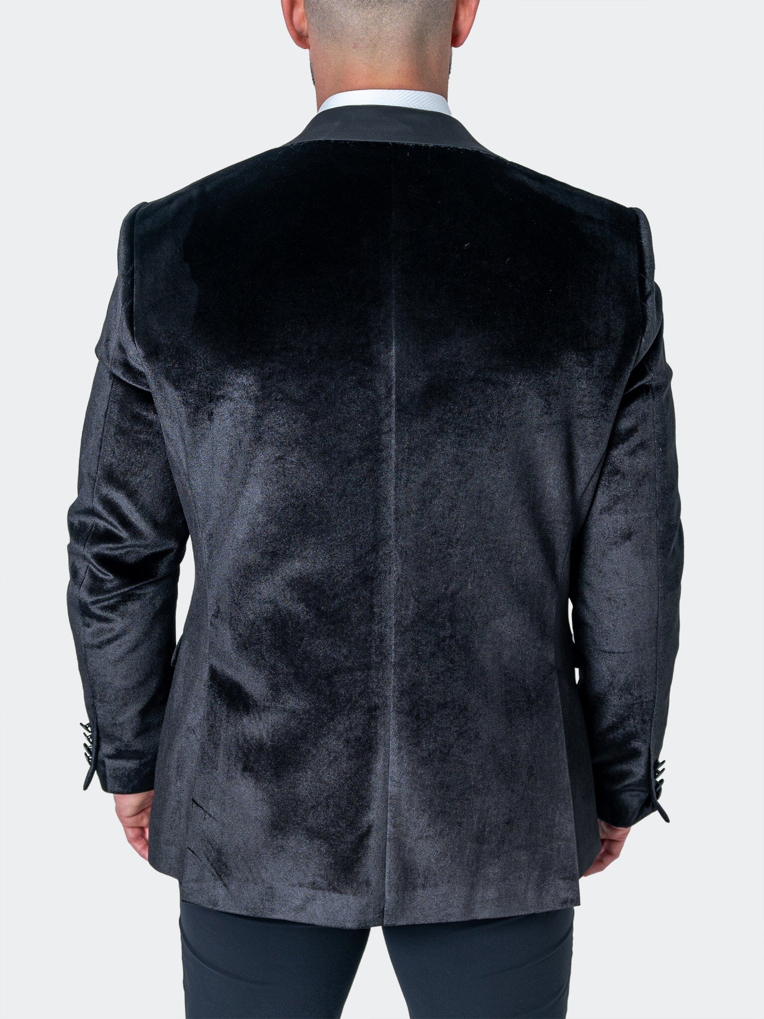 Tesla Velvet Black Blazer