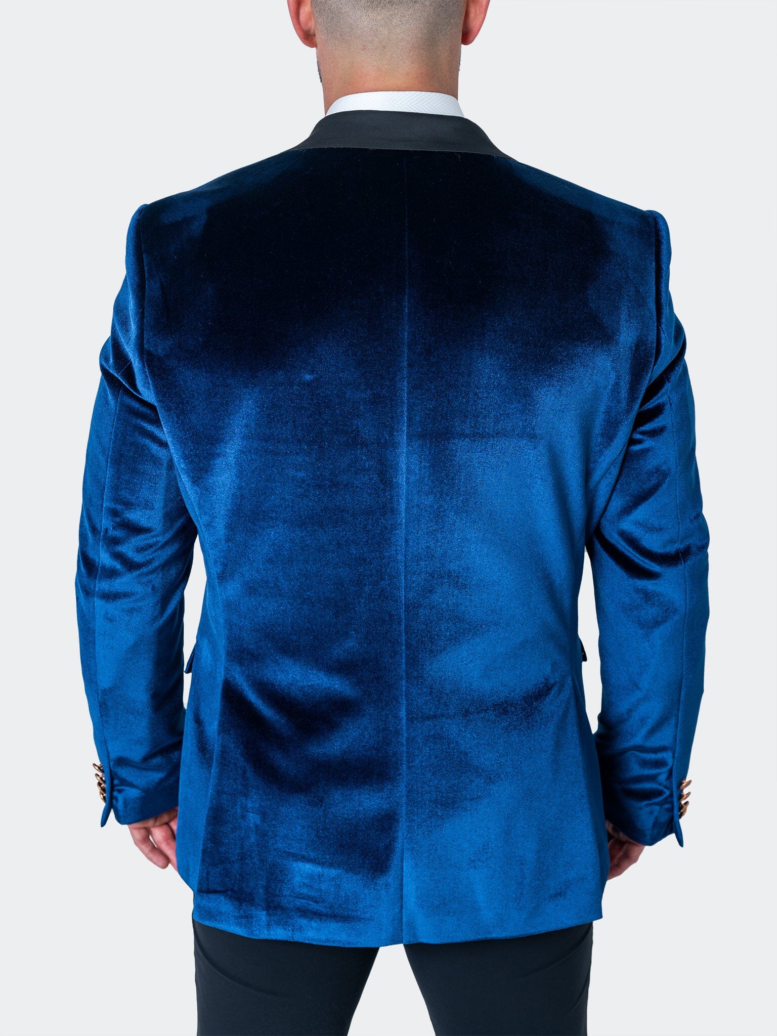 Tesla Velvet Blue Blazer