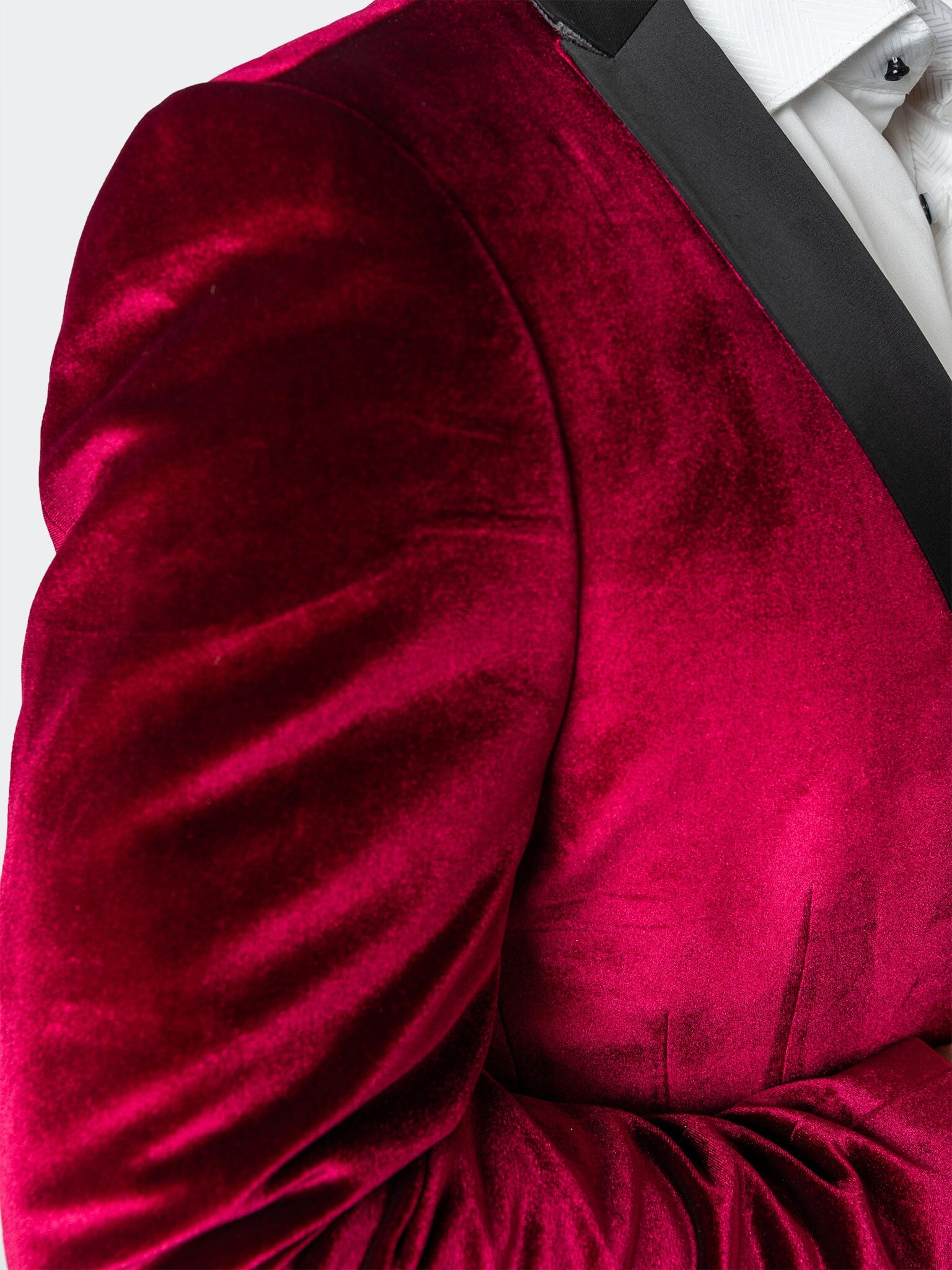 Tesla Velvet Red Blazer
