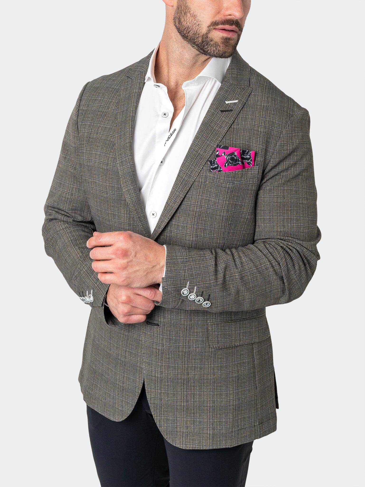 Blazer Unconstructed Preppy Yellow