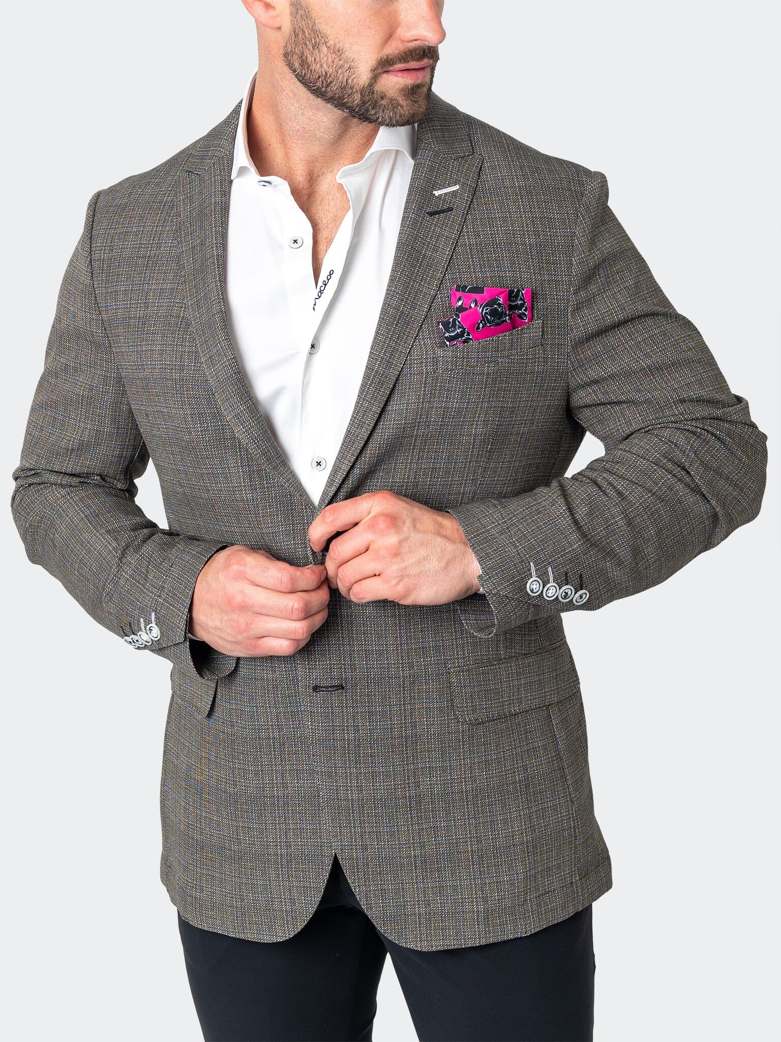 Blazer Unconstructed Preppy Yellow